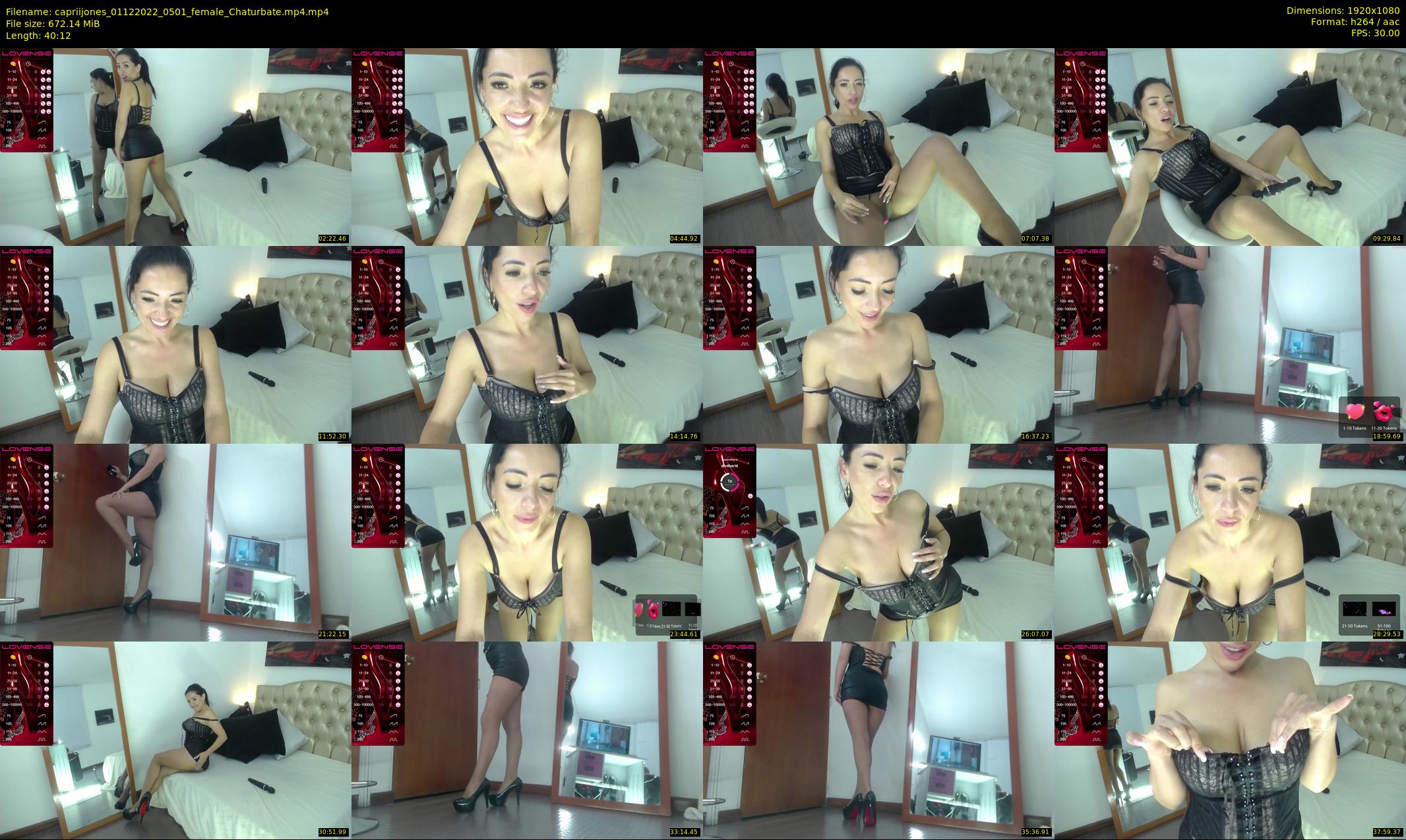 capriijones — 41 minute Chaturbate female cam show recording, 1080p, Dec 1, 2022