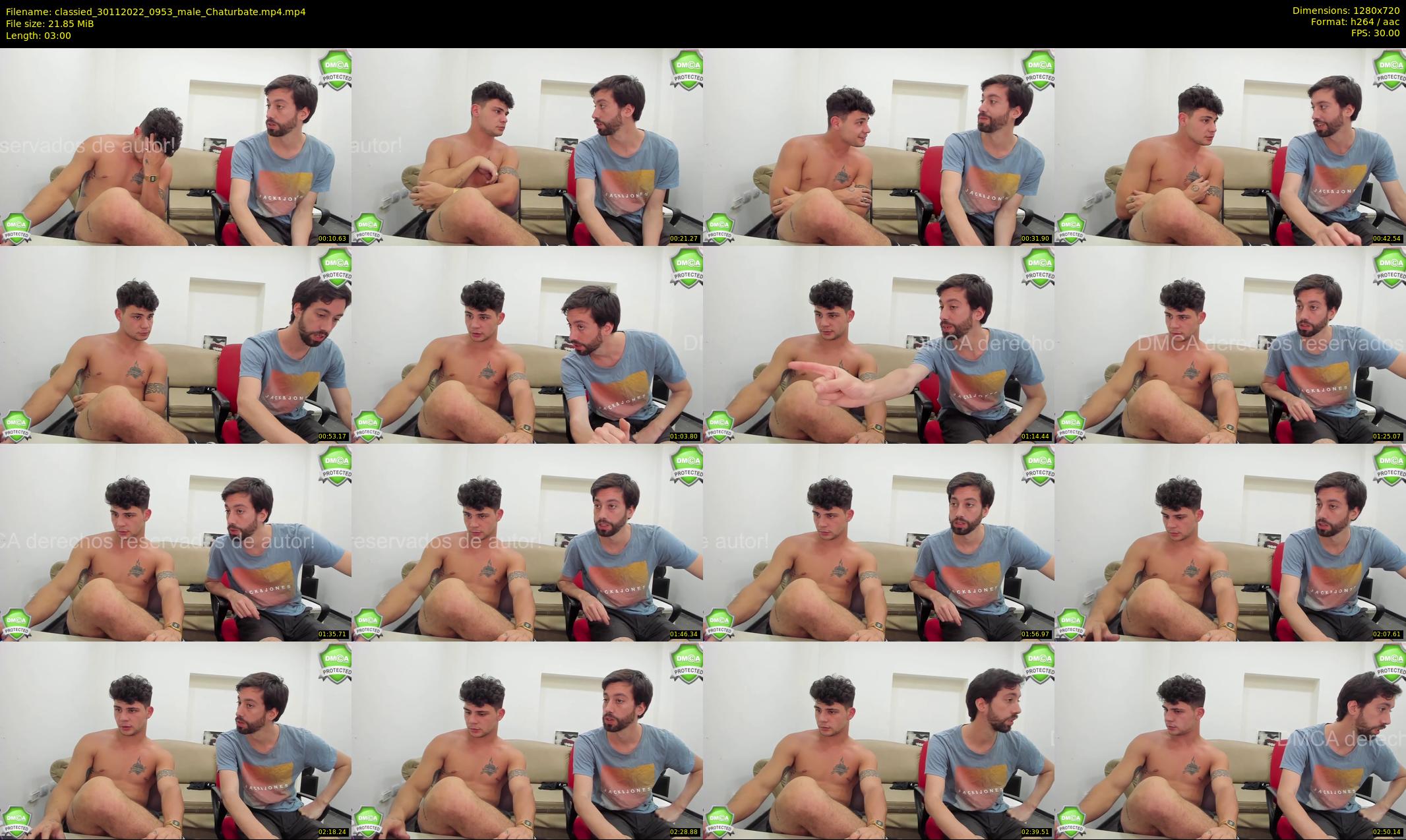 classied — 3 minute Chaturbate male cam show recording, 720p, Nov 30, 2022