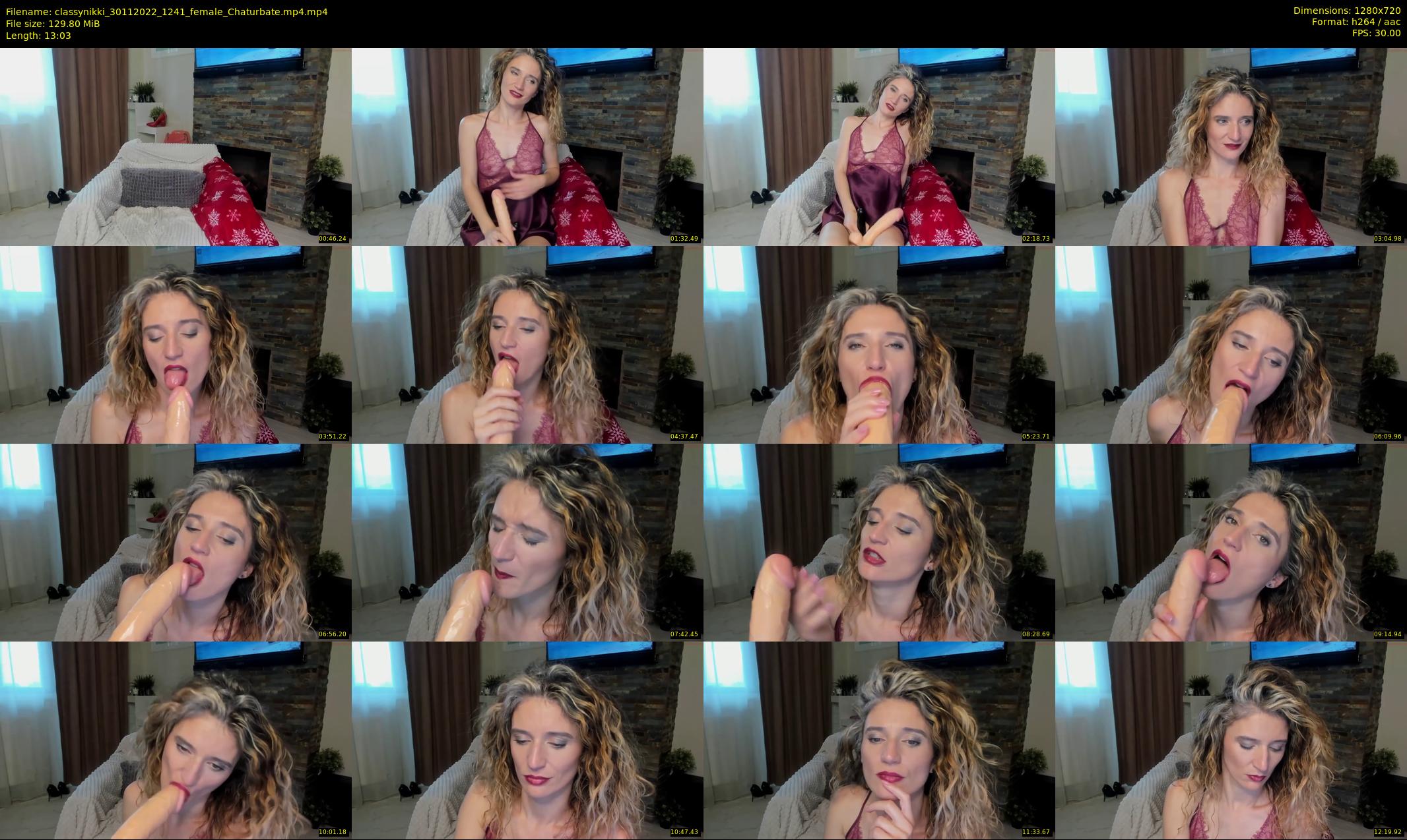 classynikki — 14 minute Chaturbate female cam show recording, 720p, Nov 30, 2022