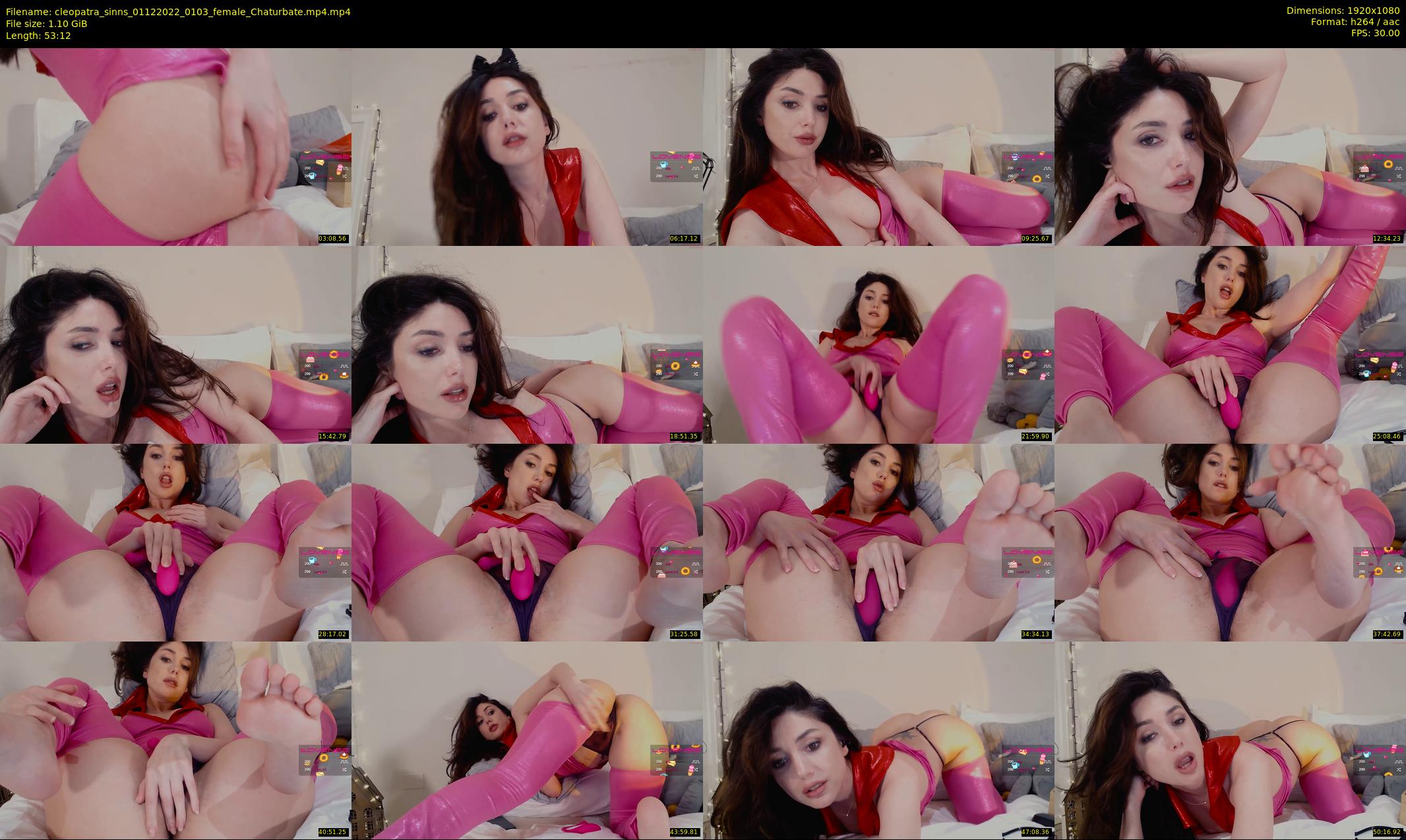 cleopatra_sinns — 54 minute Chaturbate female cam show recording, 1080p, Dec 1, 2022