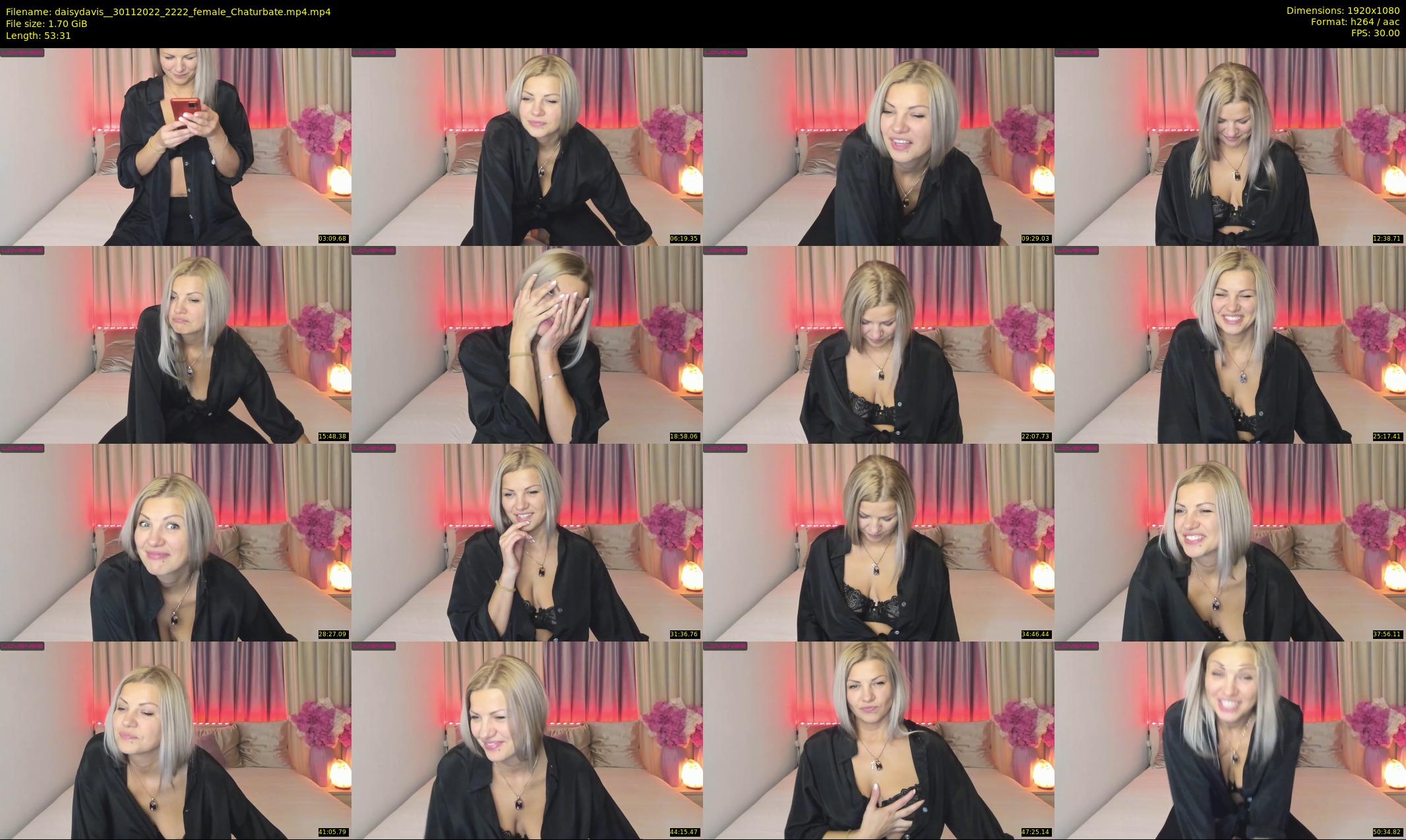 daisydavis_ — 54 minute Chaturbate female cam show recording, 1080p, Nov 30, 2022