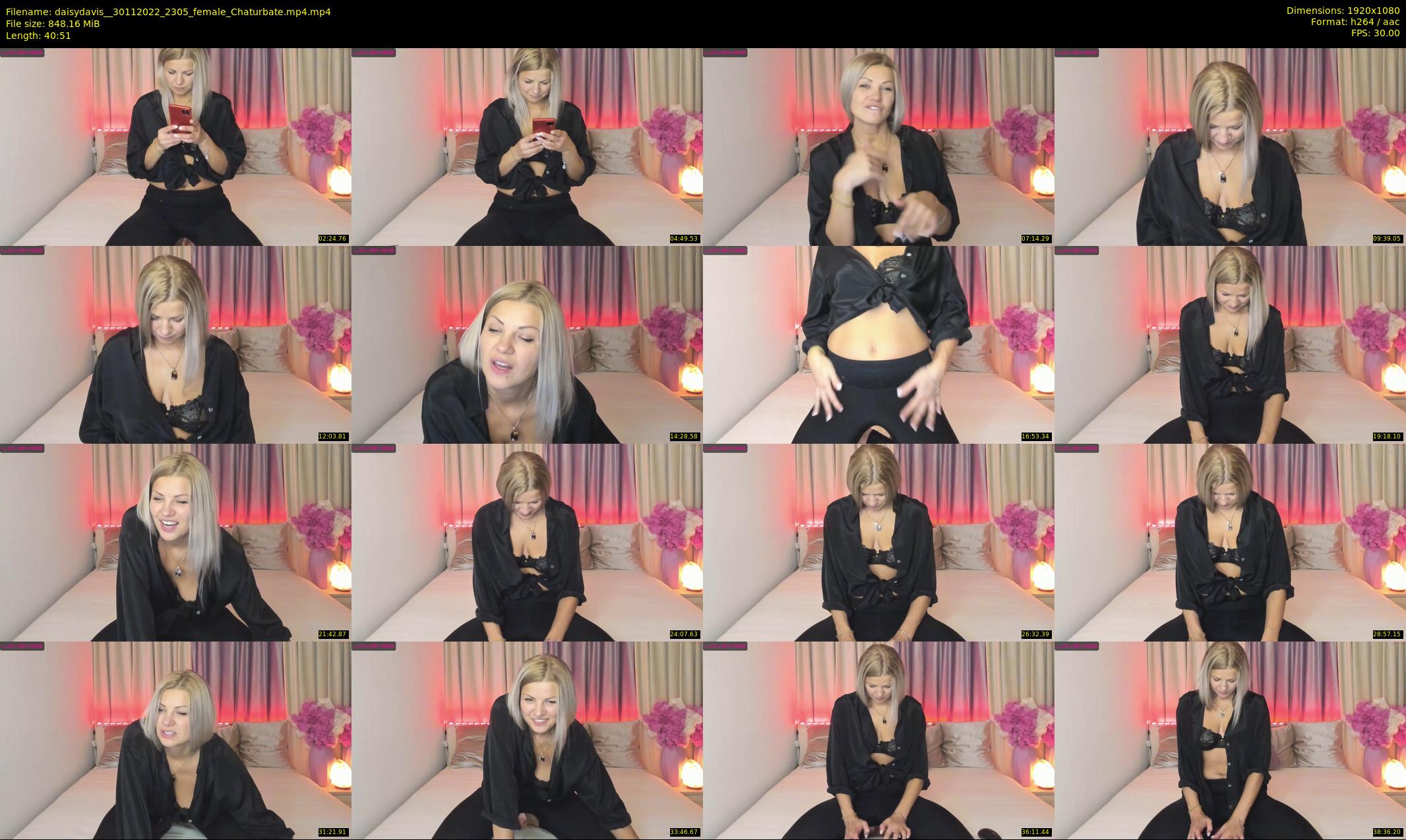 daisydavis_ — 41 minute Chaturbate female cam show recording, 1080p, Nov 30, 2022
