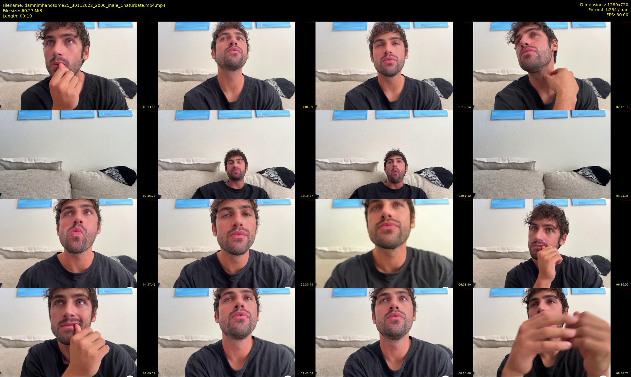 damnimhandsome25 — 10 minute Chaturbate male cam show recording, 720p, Nov 30, 2022