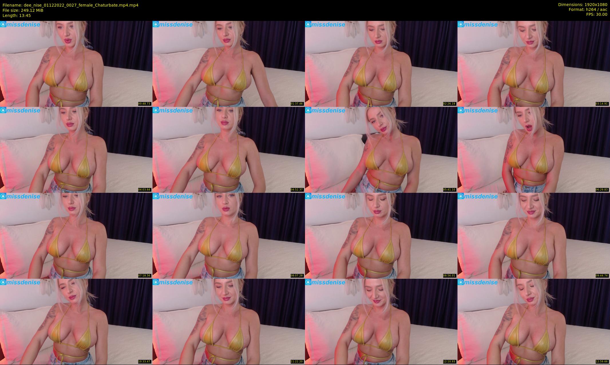 dee_nise — 14 minute Chaturbate female cam show recording, 1080p, Dec 1, 2022