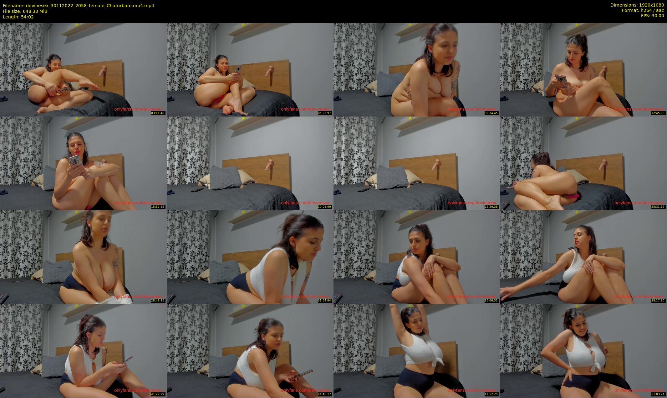 devinesex — 55 minute Chaturbate female cam show recording, 1080p, Nov 30, 2022