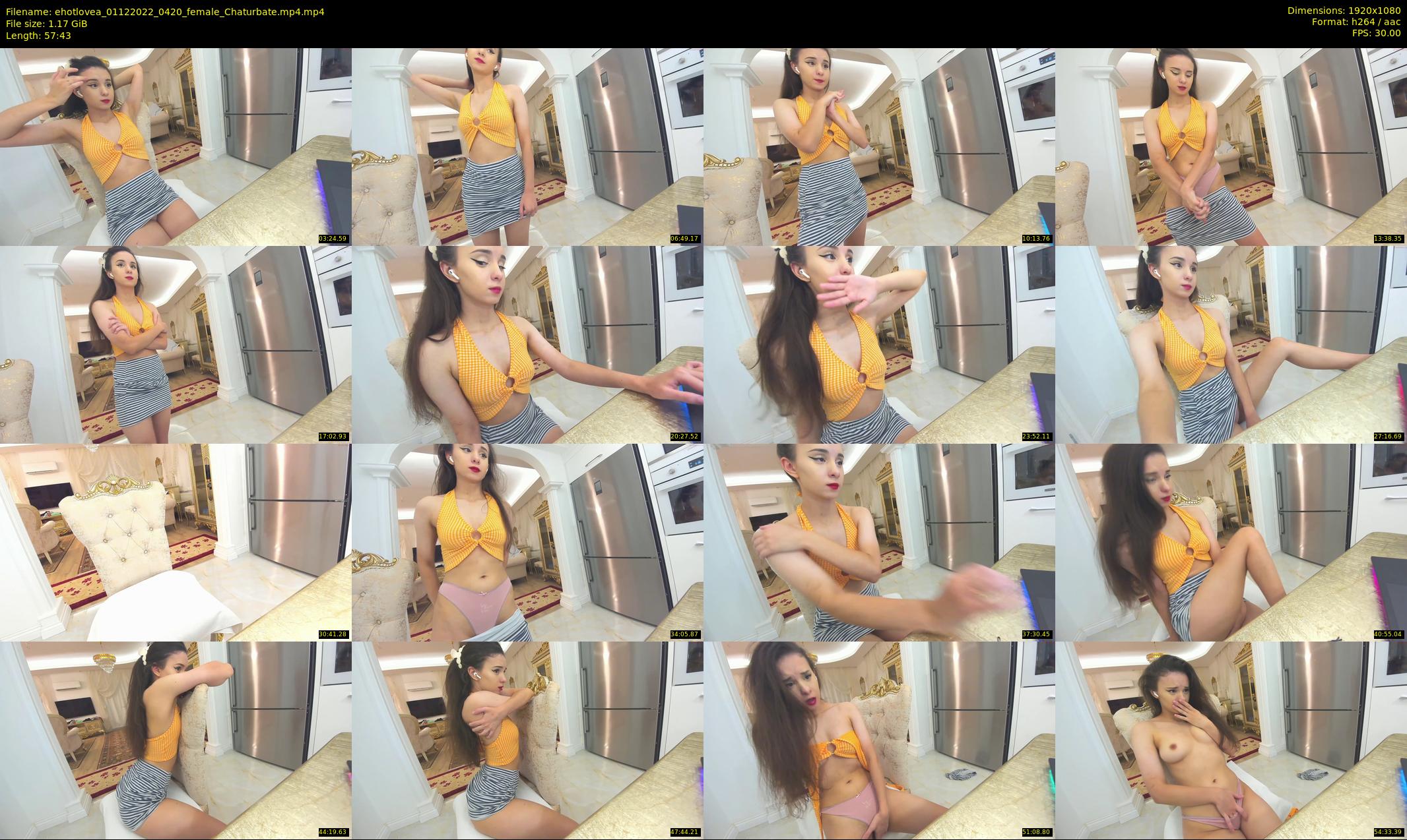 ehotlovea — 58 minute Chaturbate female cam show recording, 1080p, Dec 1, 2022