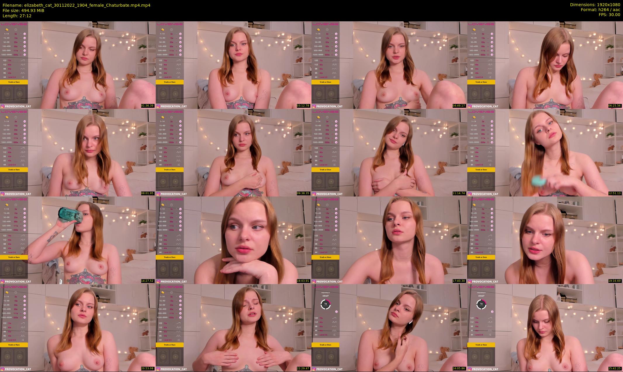 elizabeth_cat — 28 minute Chaturbate female cam show recording, 1080p, Nov 30, 2022