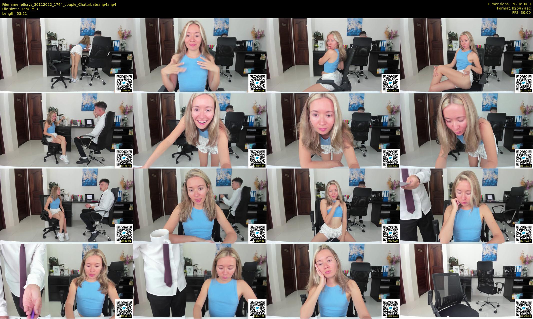 ellcrys — 54 minute Chaturbate couple cam show recording, 1080p, Nov 30, 2022