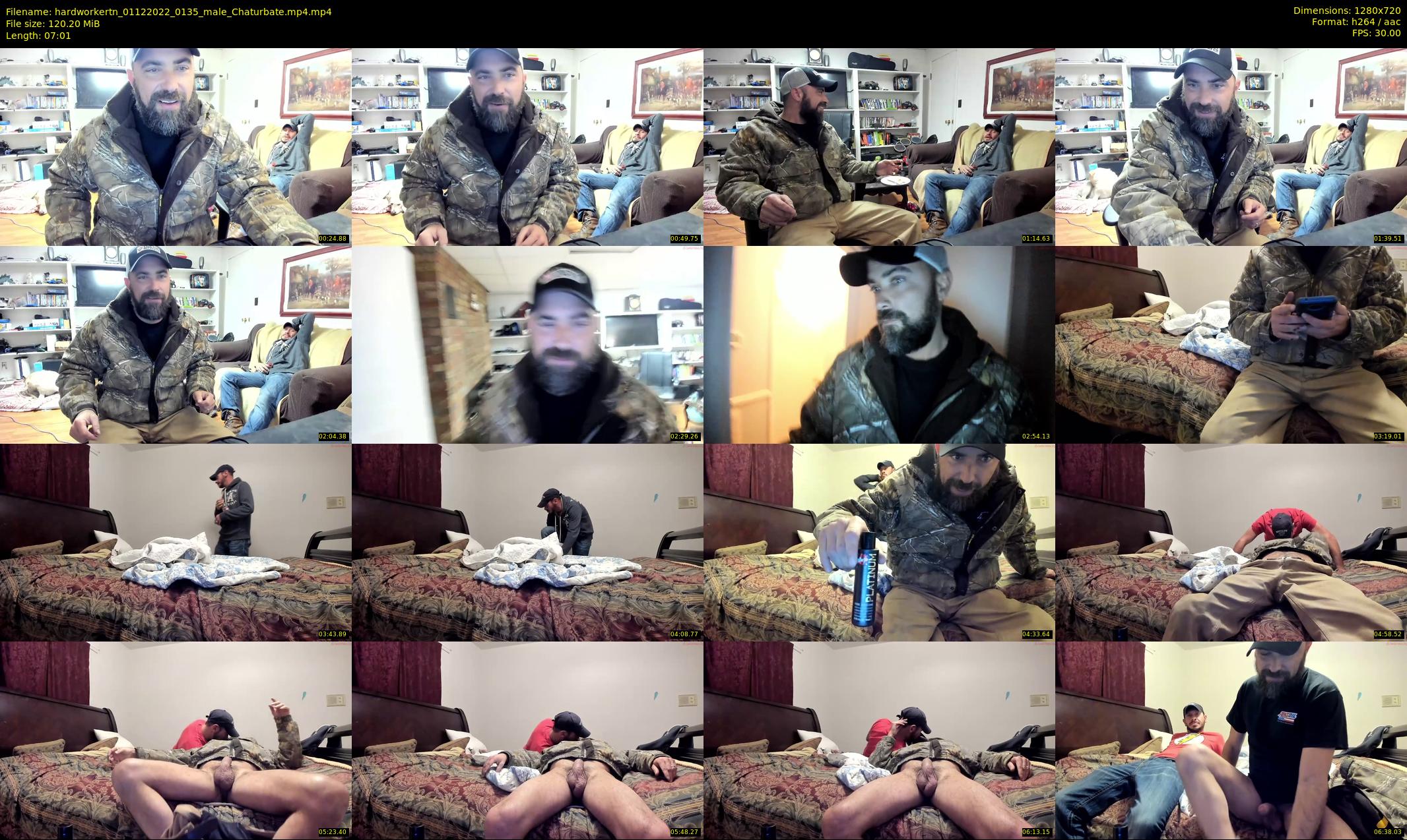 hardworkertn — 8 minute Chaturbate male cam show recording, 720p, Dec 1, 2022