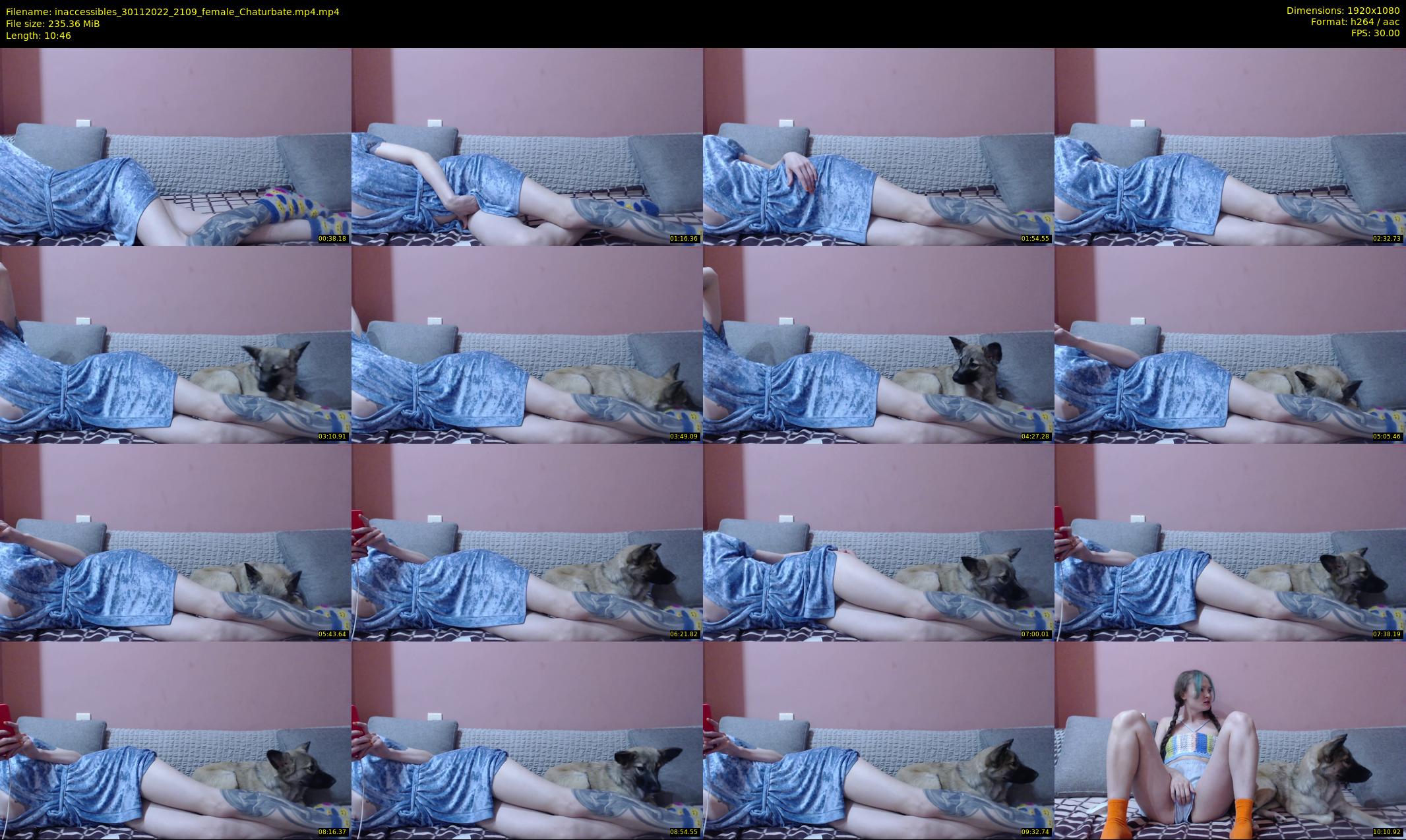 inaccessibles — 11 minute Chaturbate female cam show recording, 1080p, Nov 30, 2022