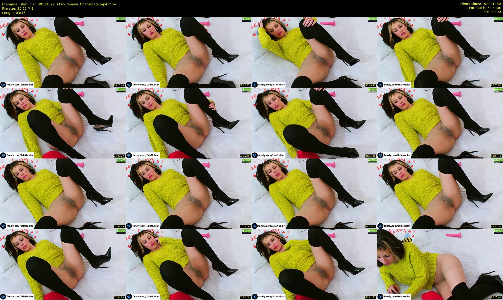 islanublar — 4 minute Chaturbate female cam show recording, 1080p, Nov 30, 2022