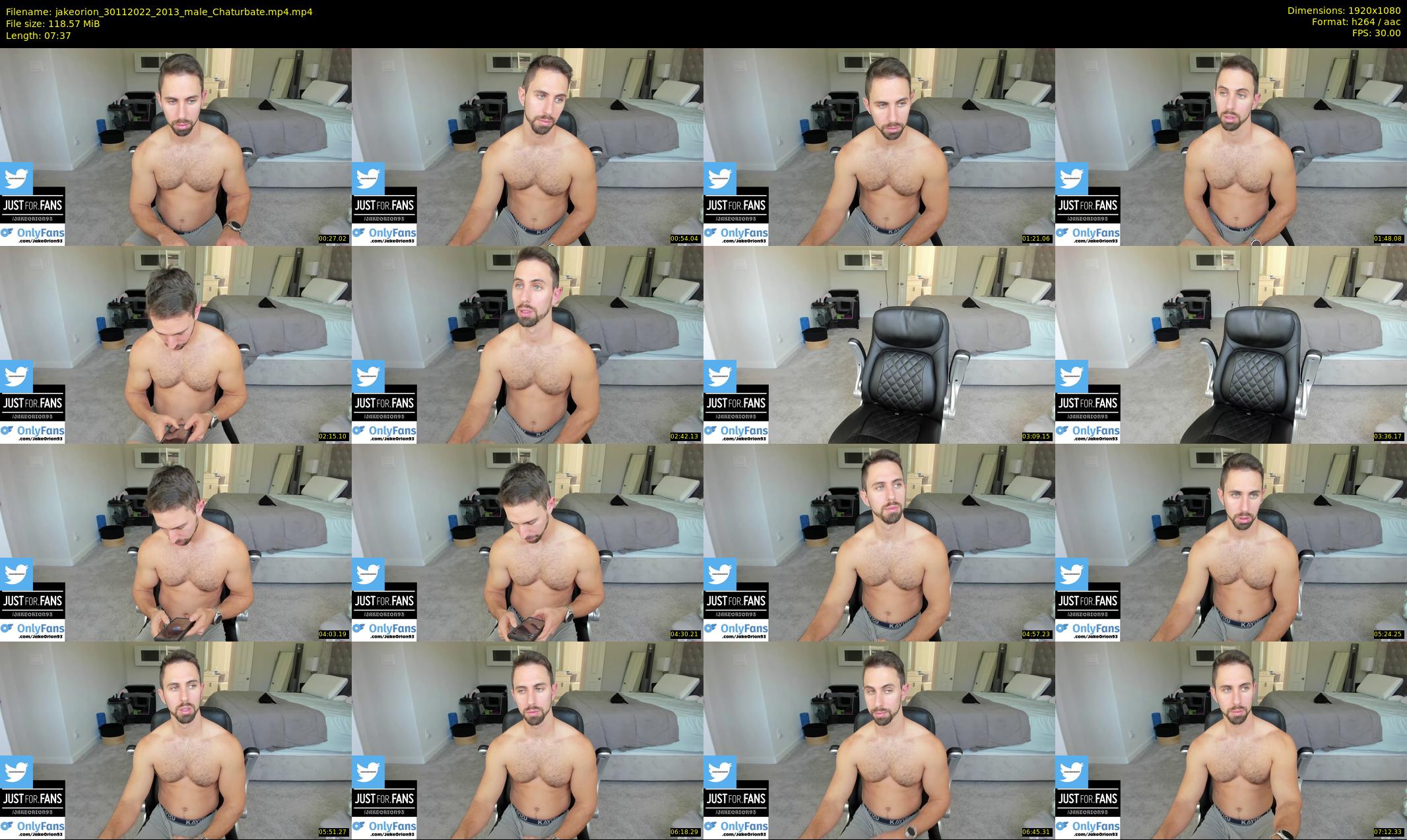 jakeorion — 8 minute Chaturbate male cam show recording, 1080p, Nov 30, 2022