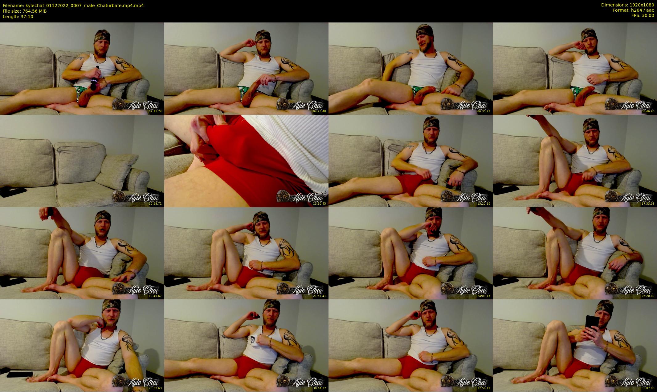 kylechat — 38 minute Chaturbate male cam show recording, 1080p, Dec 1, 2022