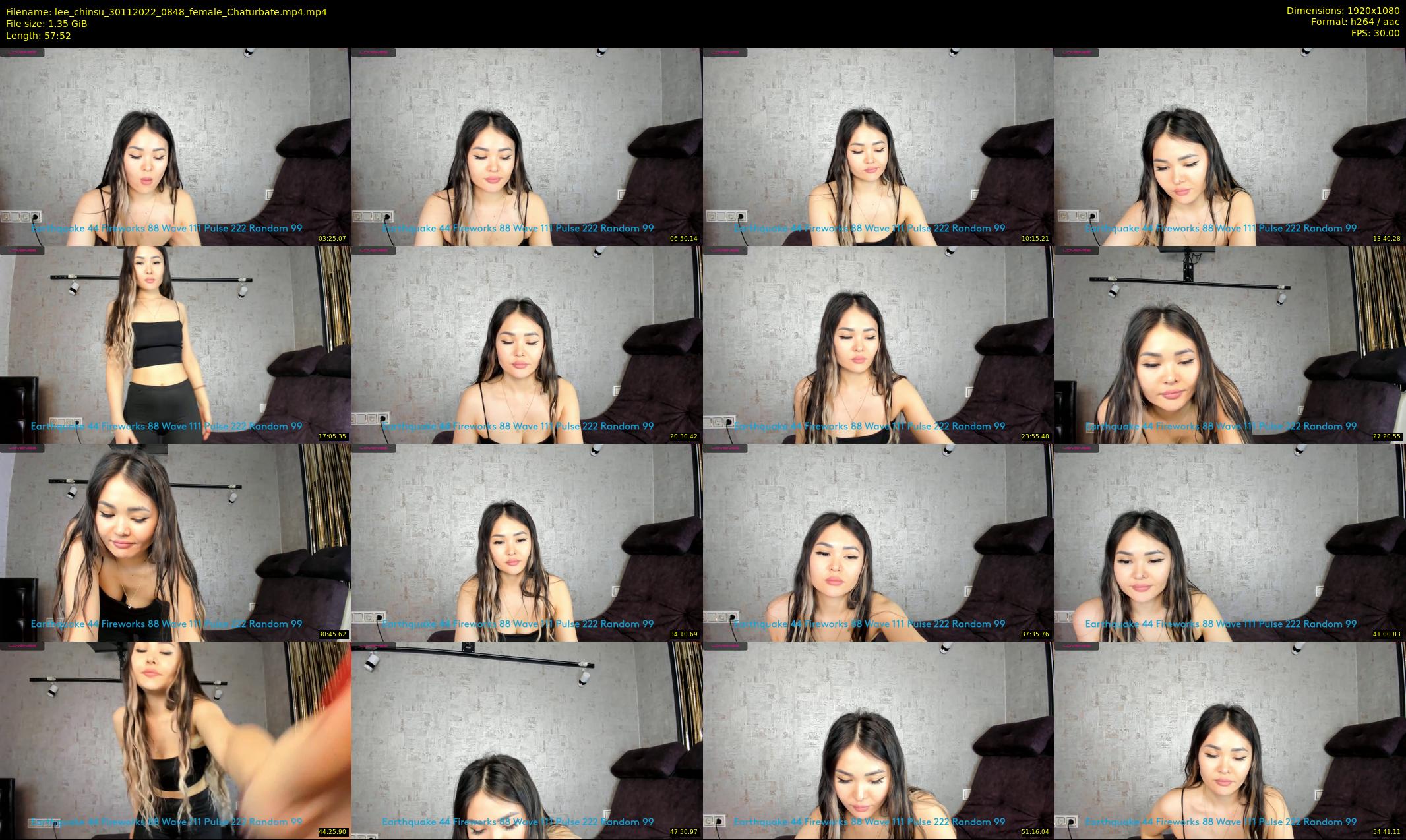 lee_chinsu — 58 minute Chaturbate female cam show recording, 1080p, Nov 30, 2022