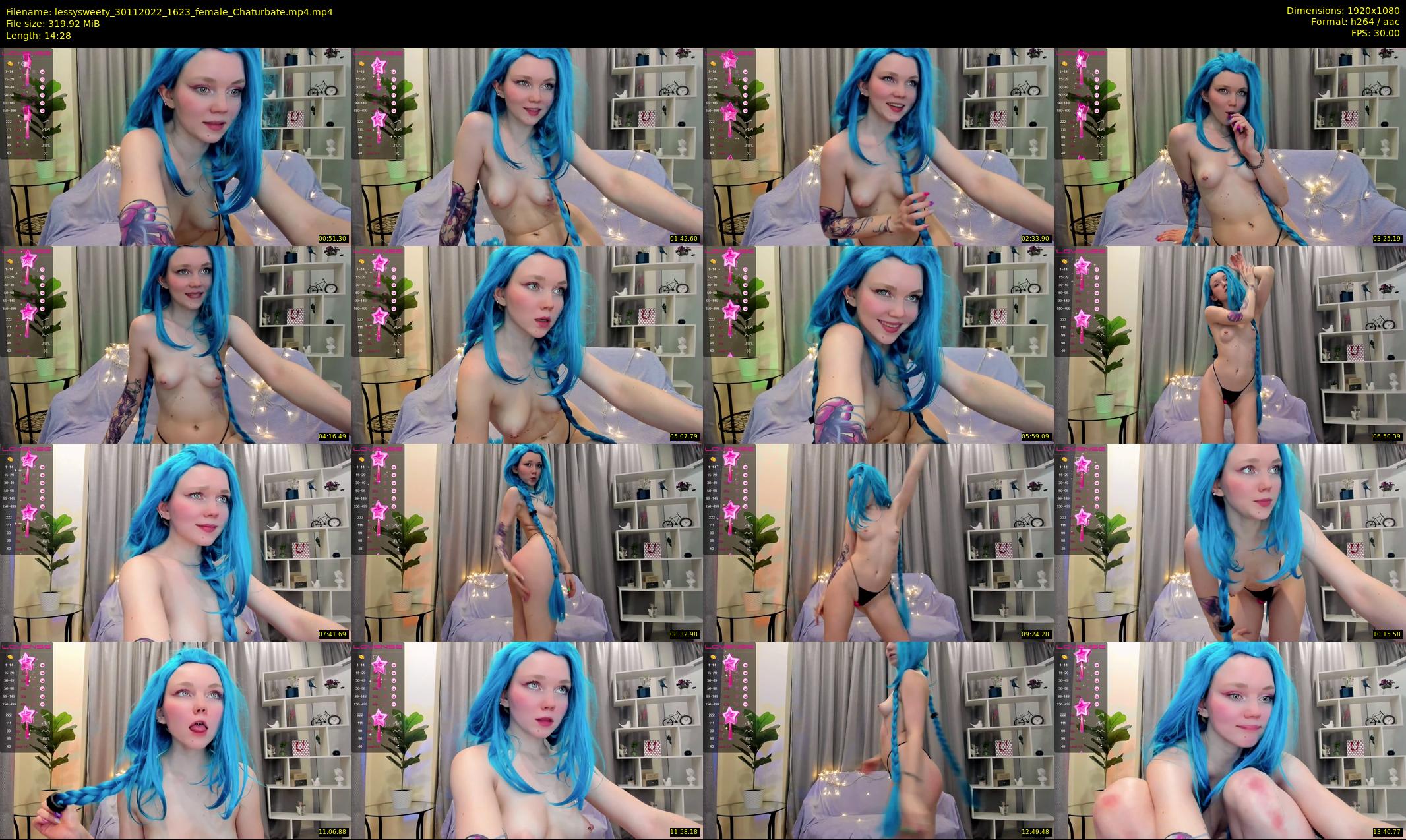 lessysweety — 15 minute Chaturbate female cam show recording, 1080p, Nov 30, 2022