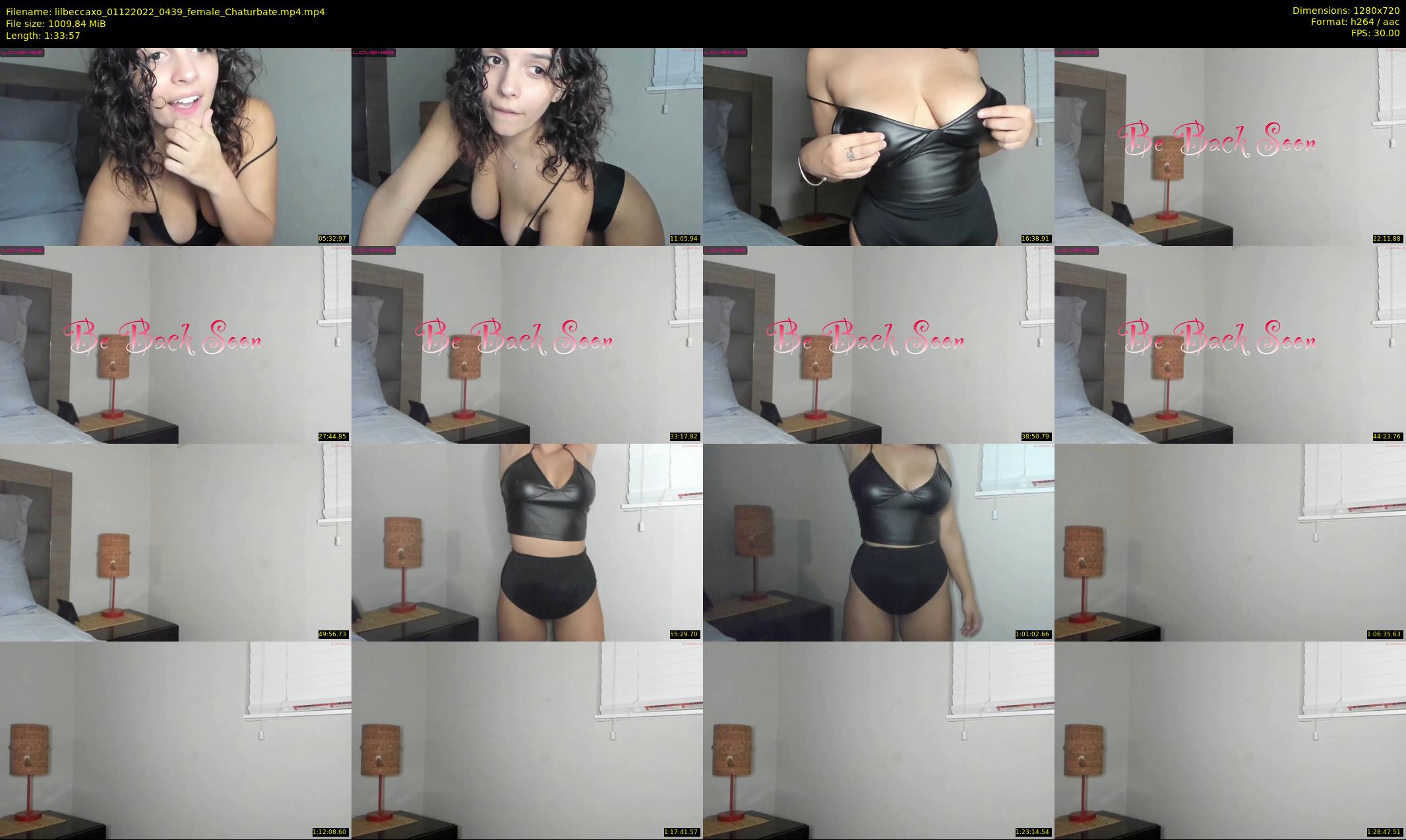 lilbeccaxo — 94 minute Chaturbate female cam show recording, 720p, Dec 1, 2022