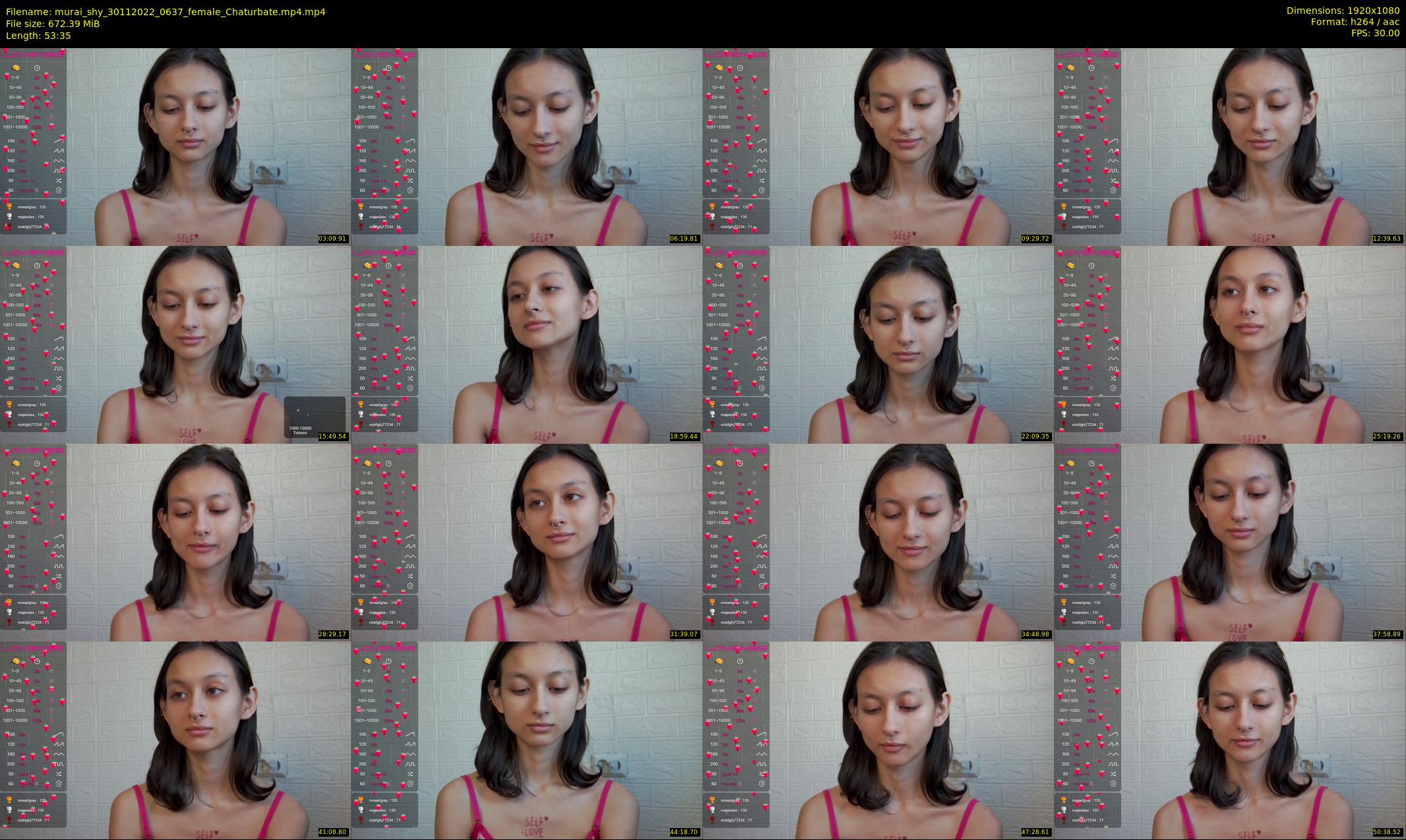 murai_shy — 54 minute Chaturbate female cam show recording, 1080p, Nov 30, 2022