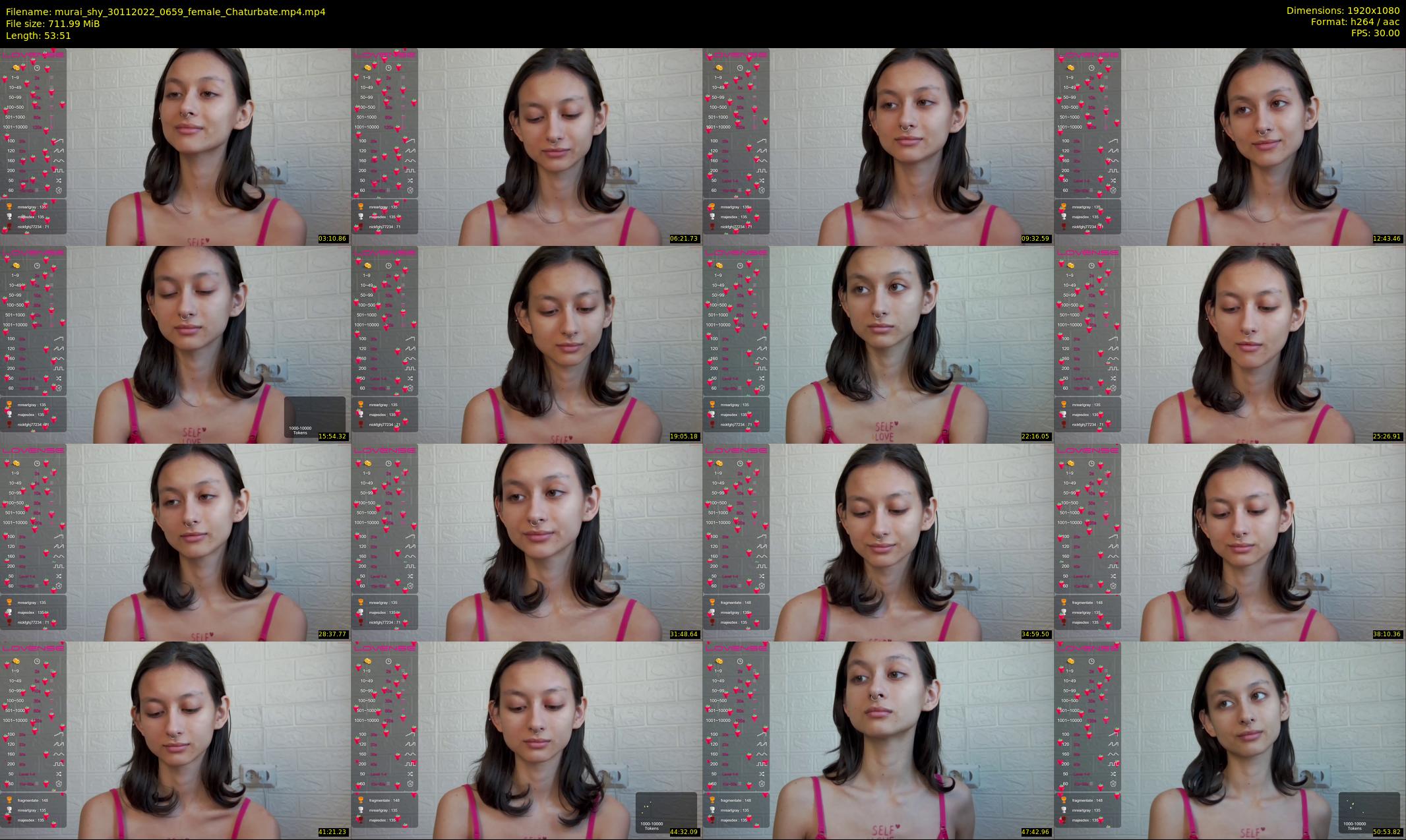 murai_shy — 54 minute Chaturbate female cam show recording, 1080p, Nov 30, 2022