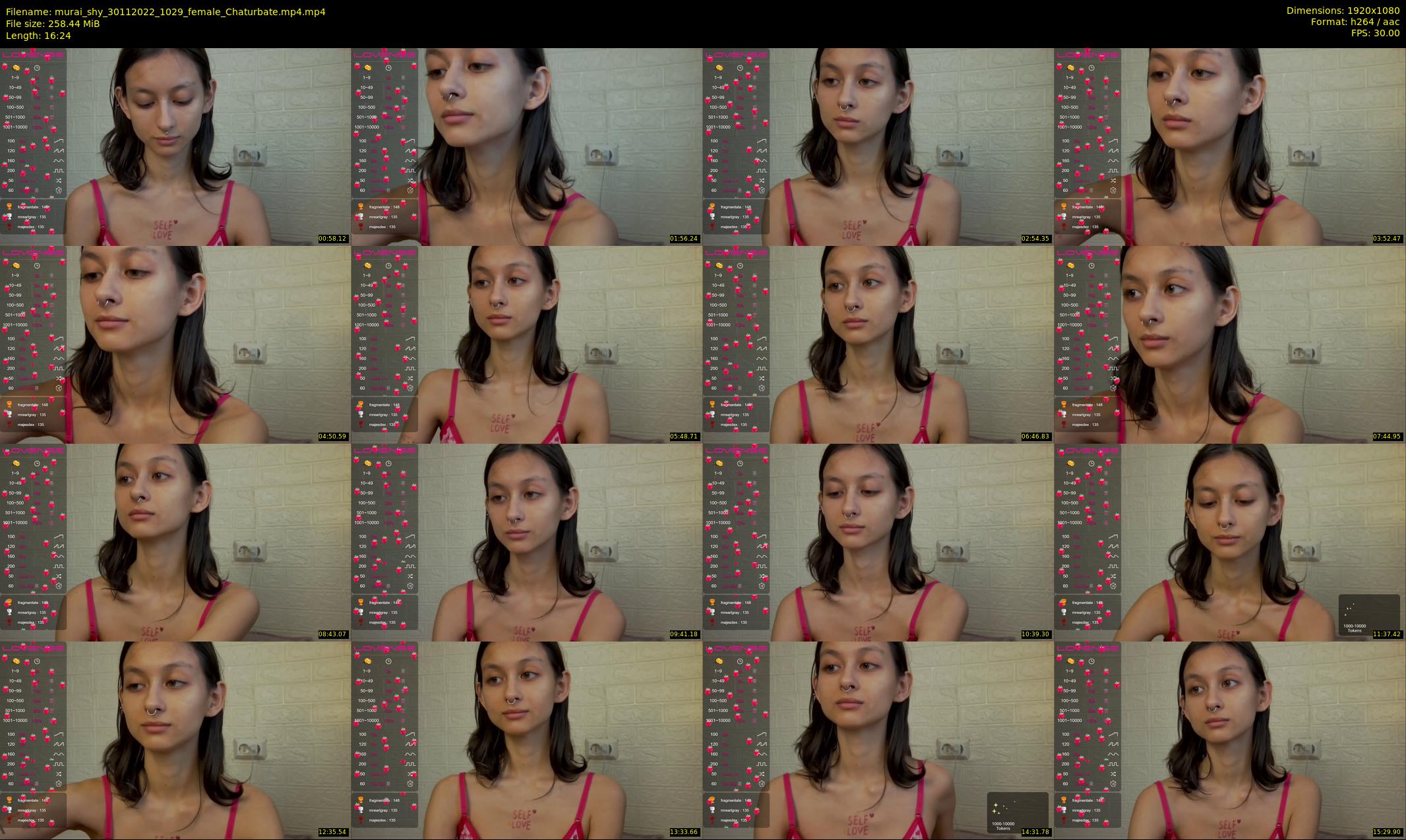 murai_shy — 17 minute Chaturbate female cam show recording, 1080p, Nov 30, 2022