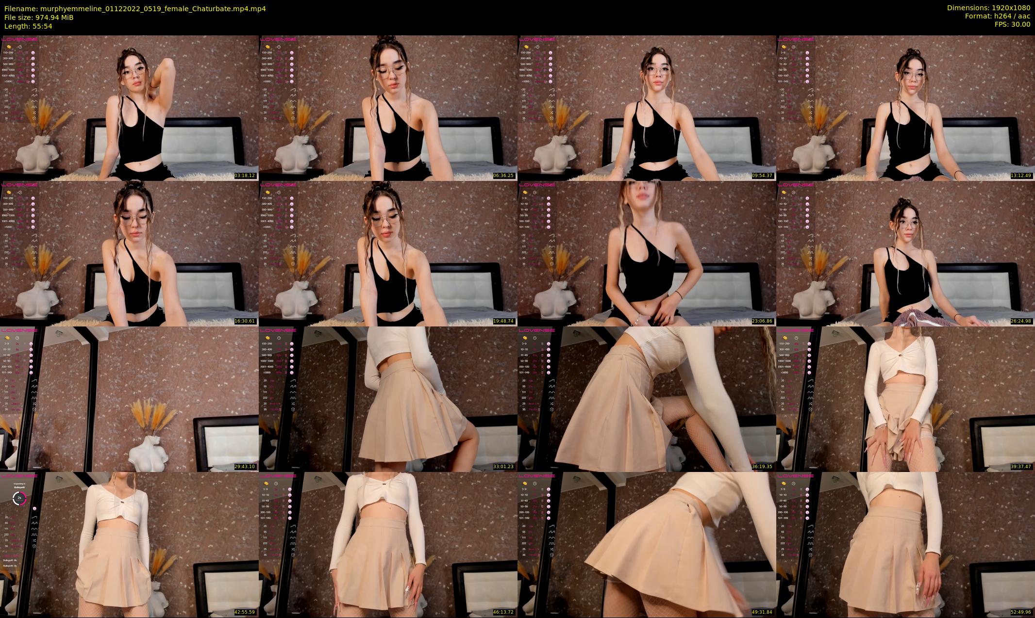 murphyemmeline — 56 minute Chaturbate female cam show recording, 1080p, Dec 1, 2022