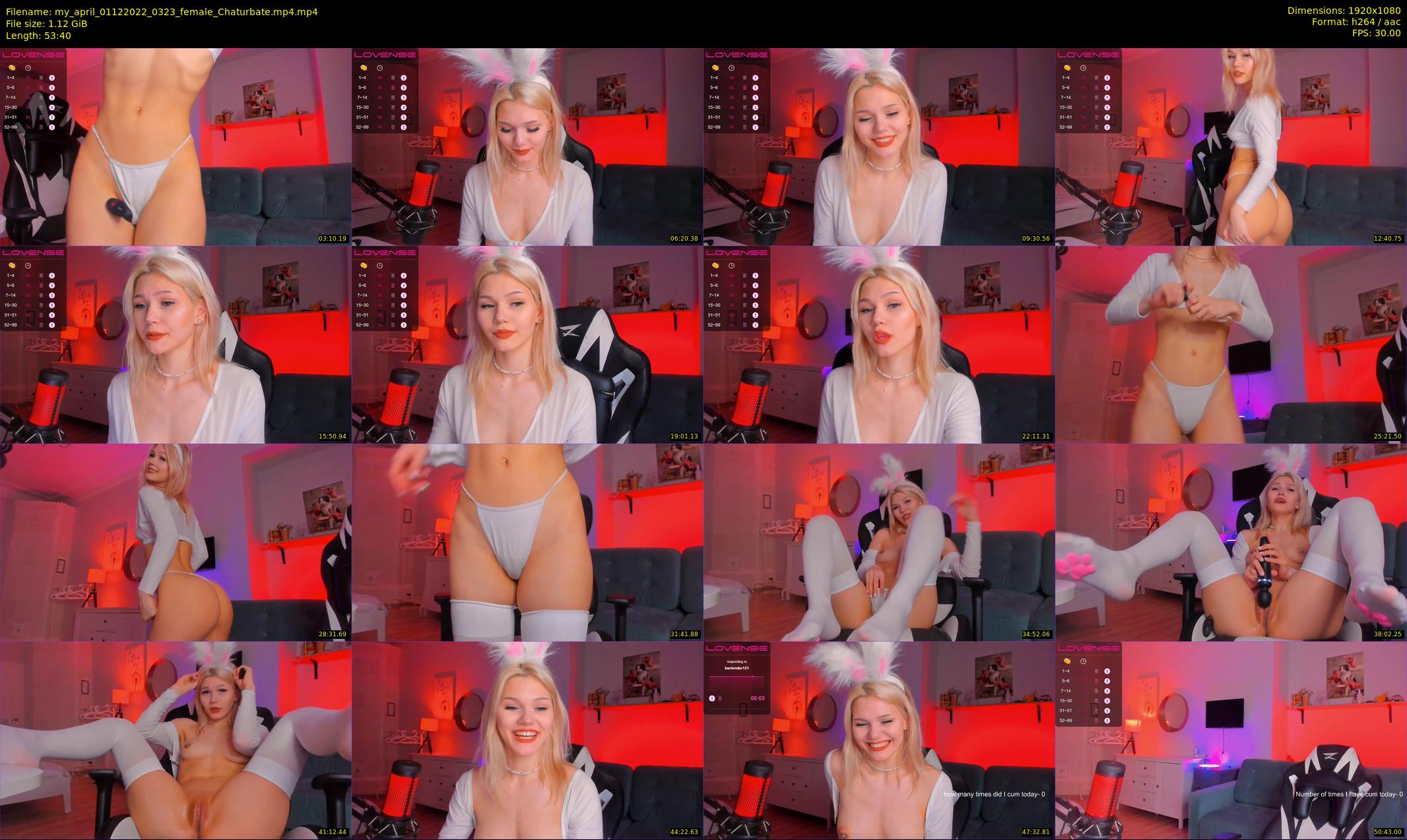 my_april — 54 minute Chaturbate female cam show recording, 1080p, Dec 1, 2022