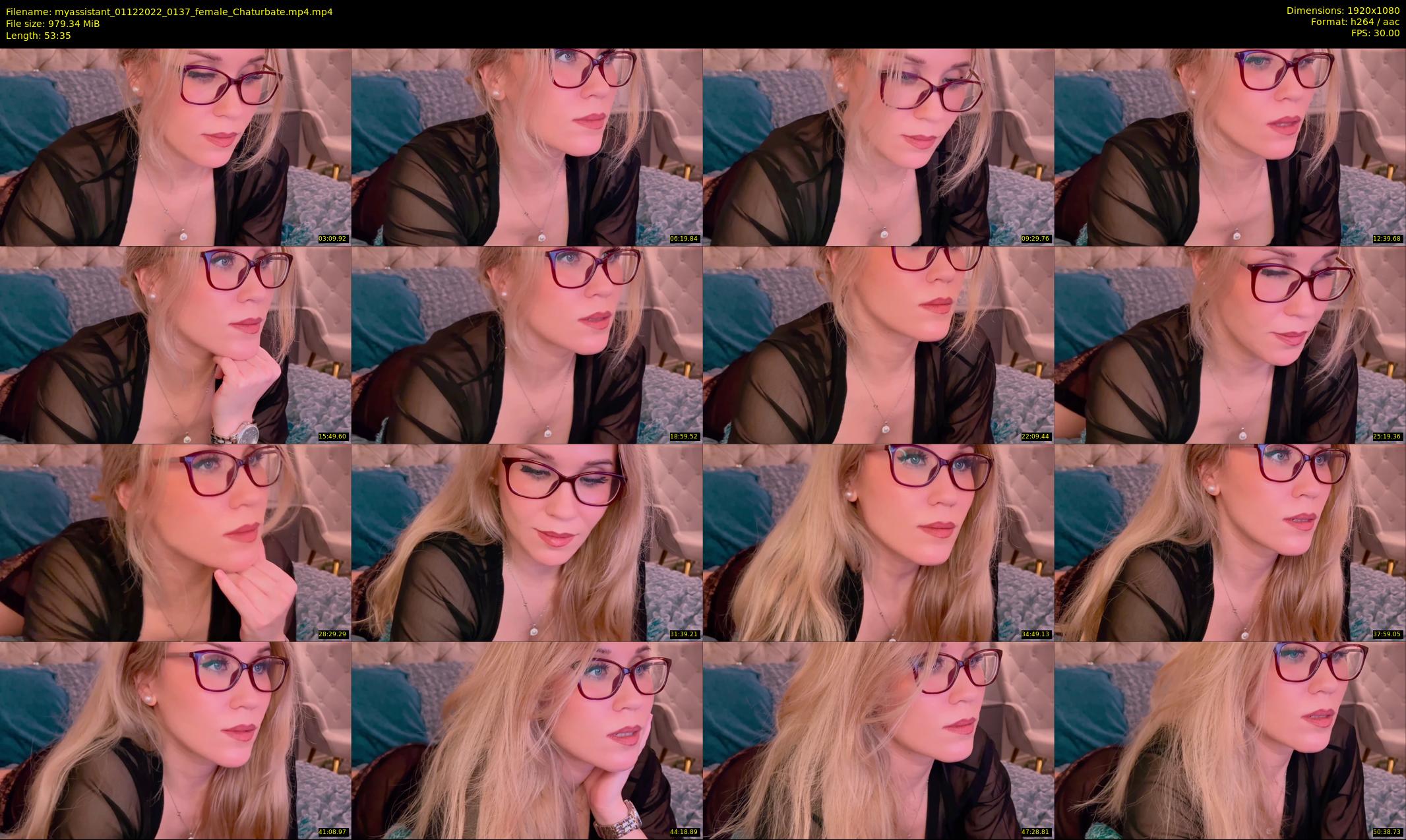 myassistant — 54 minute Chaturbate female cam show recording, 1080p, Dec 1, 2022