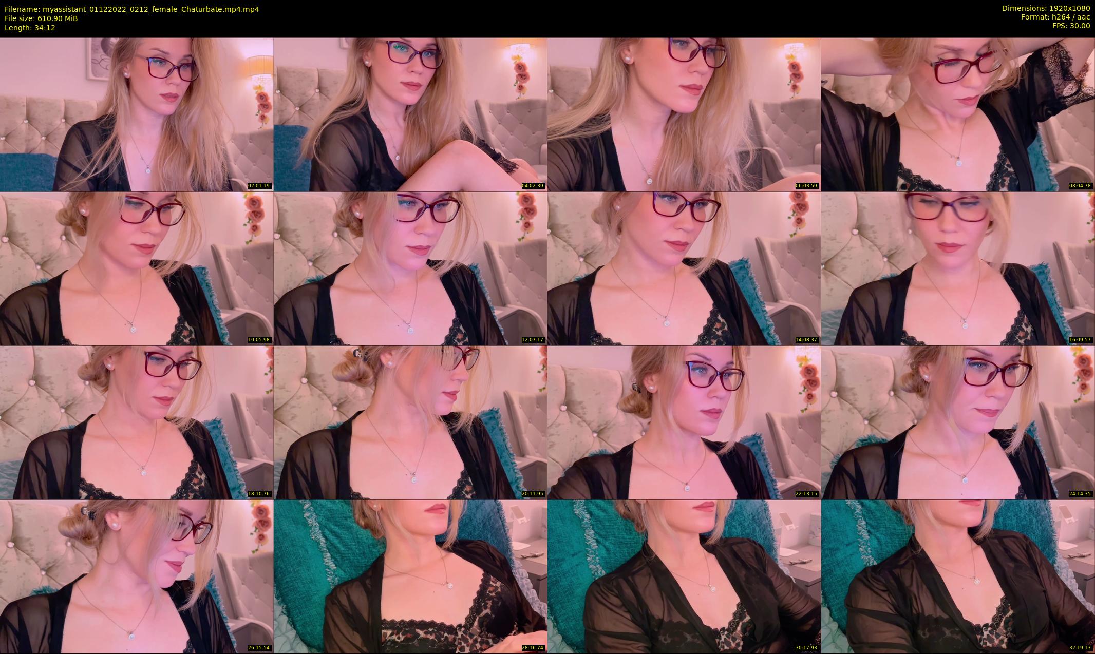 myassistant — 35 minute Chaturbate female cam show recording, 1080p, Dec 1, 2022