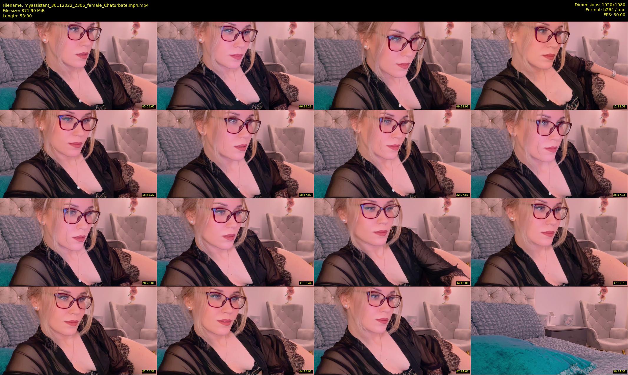 myassistant — 54 minute Chaturbate female cam show recording, 1080p, Nov 30, 2022