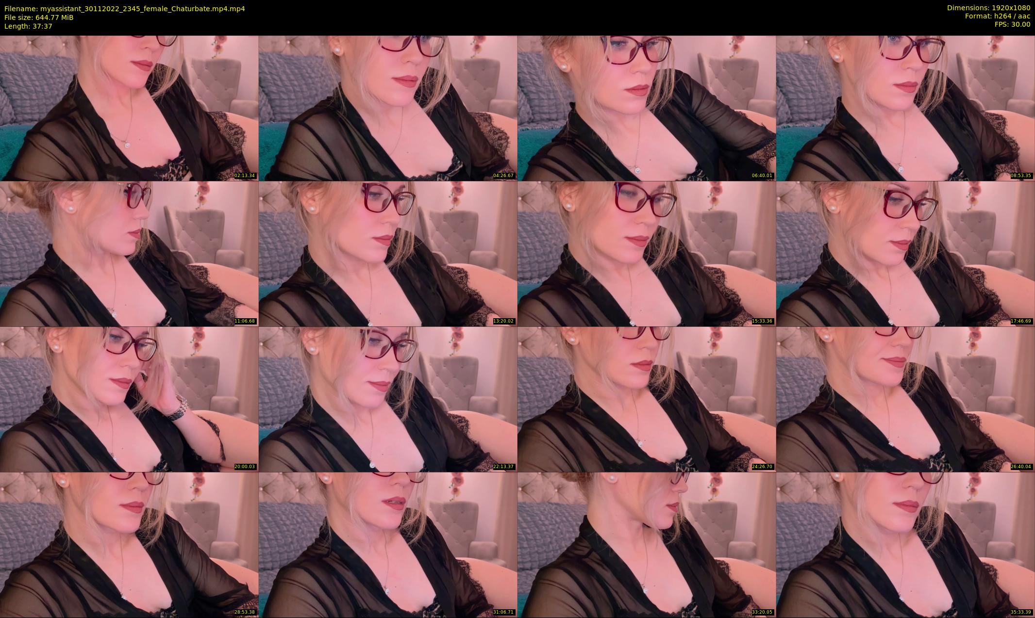 myassistant — 38 minute Chaturbate female cam show recording, 1080p, Nov 30, 2022