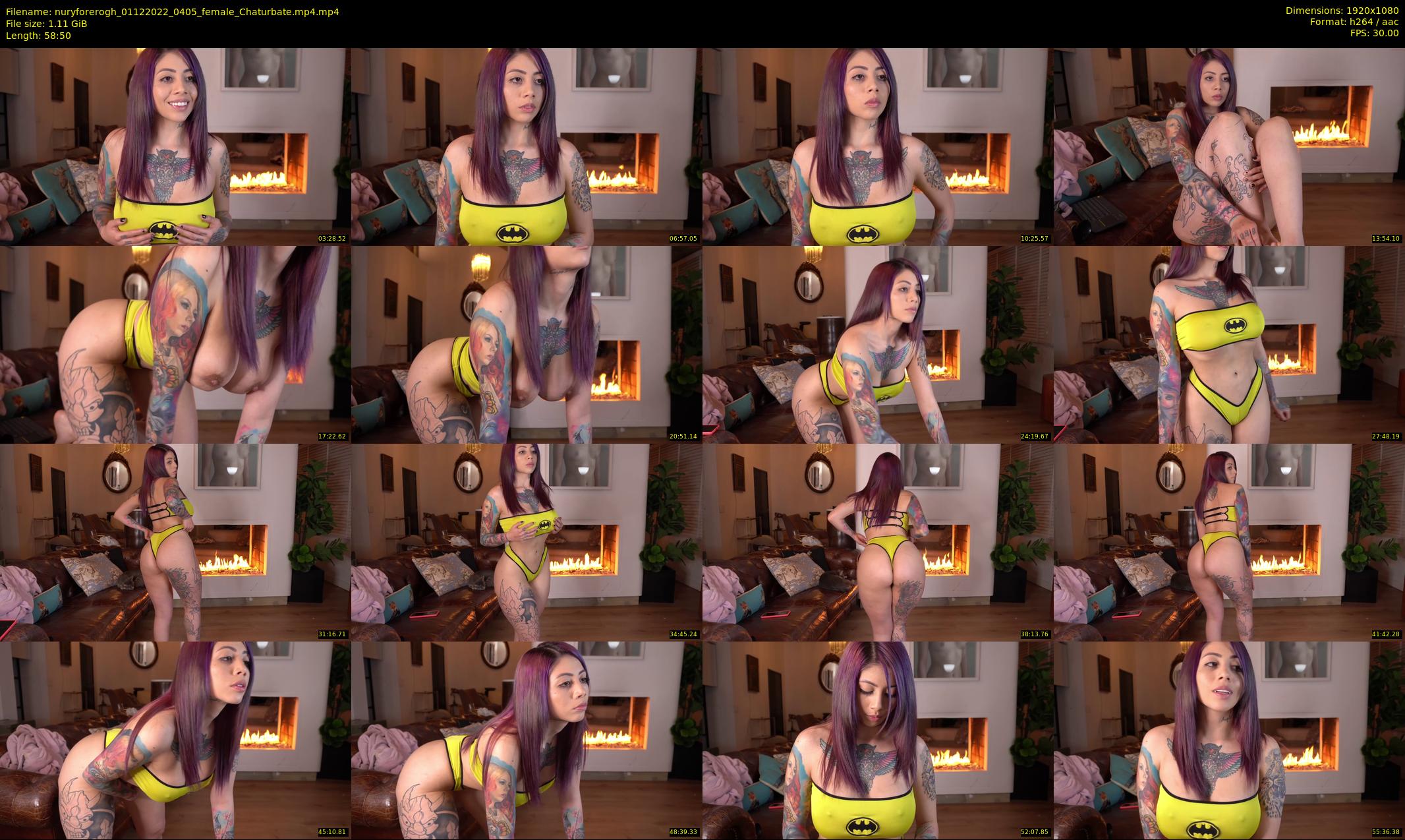 nuryforerogh — 59 minute Chaturbate female cam show recording, 1080p, Dec 1, 2022