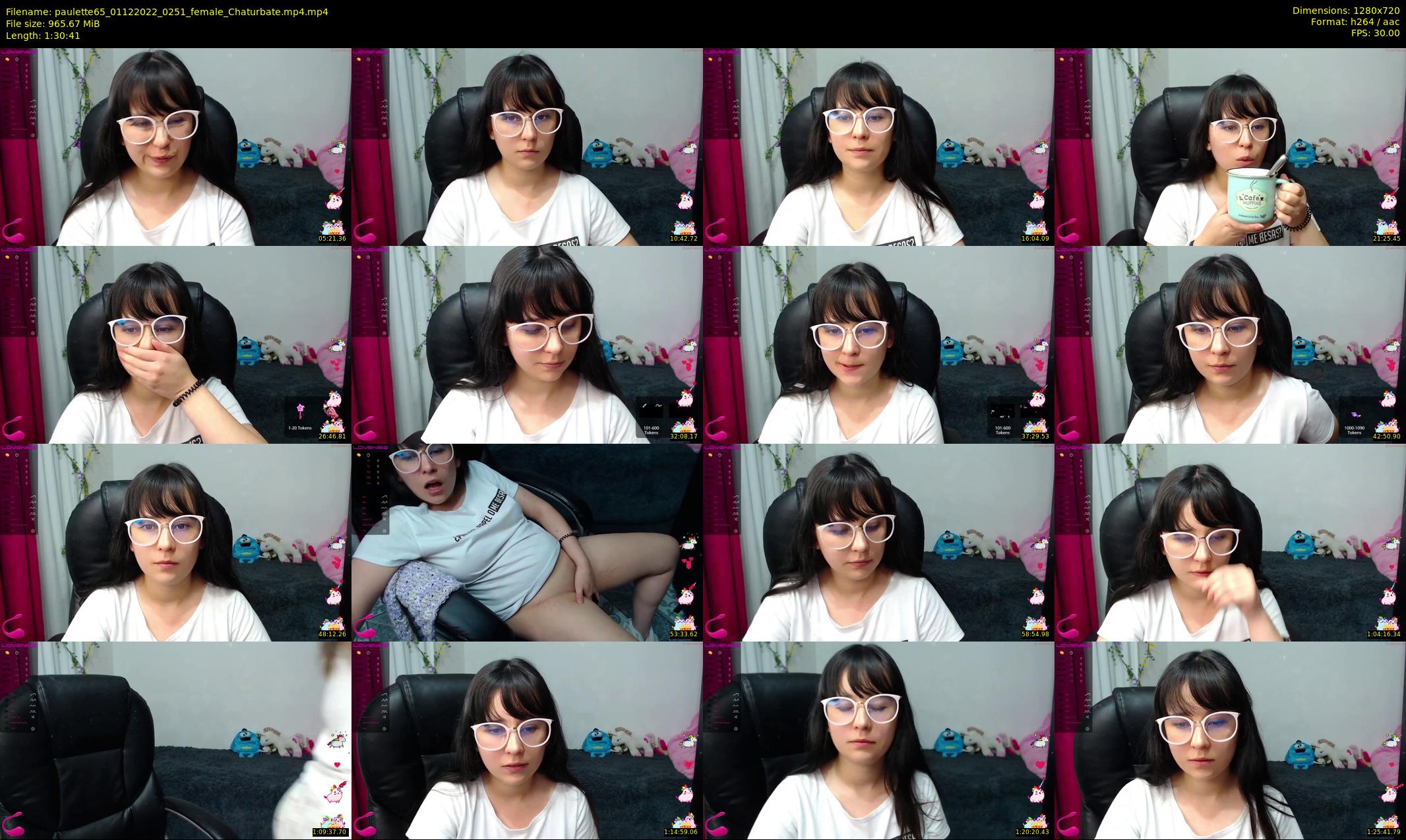 paulette65 — 91 minute Chaturbate female cam show recording, 720p, Dec 1, 2022
