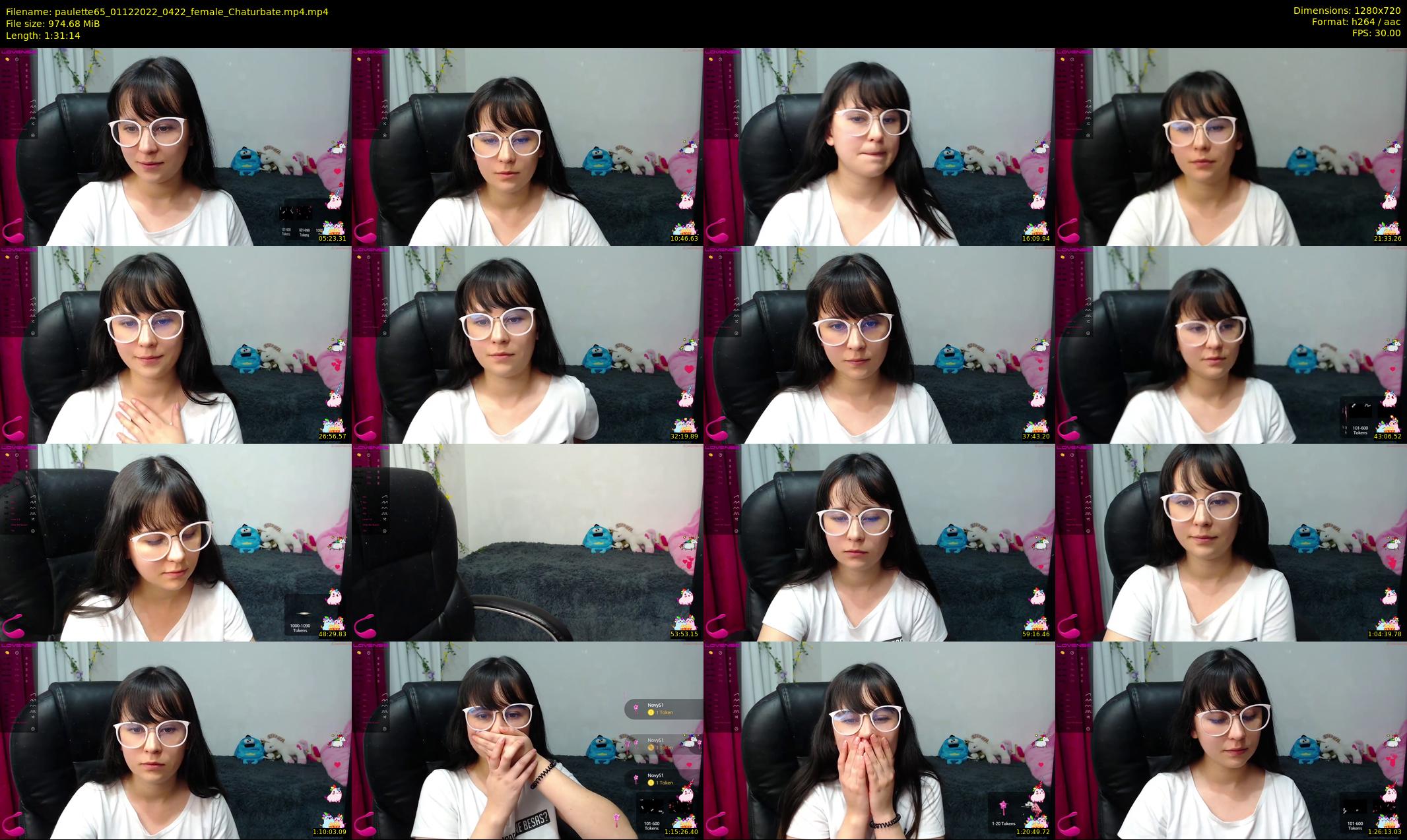 paulette65 — 92 minute Chaturbate female cam show recording, 720p, Dec 1, 2022