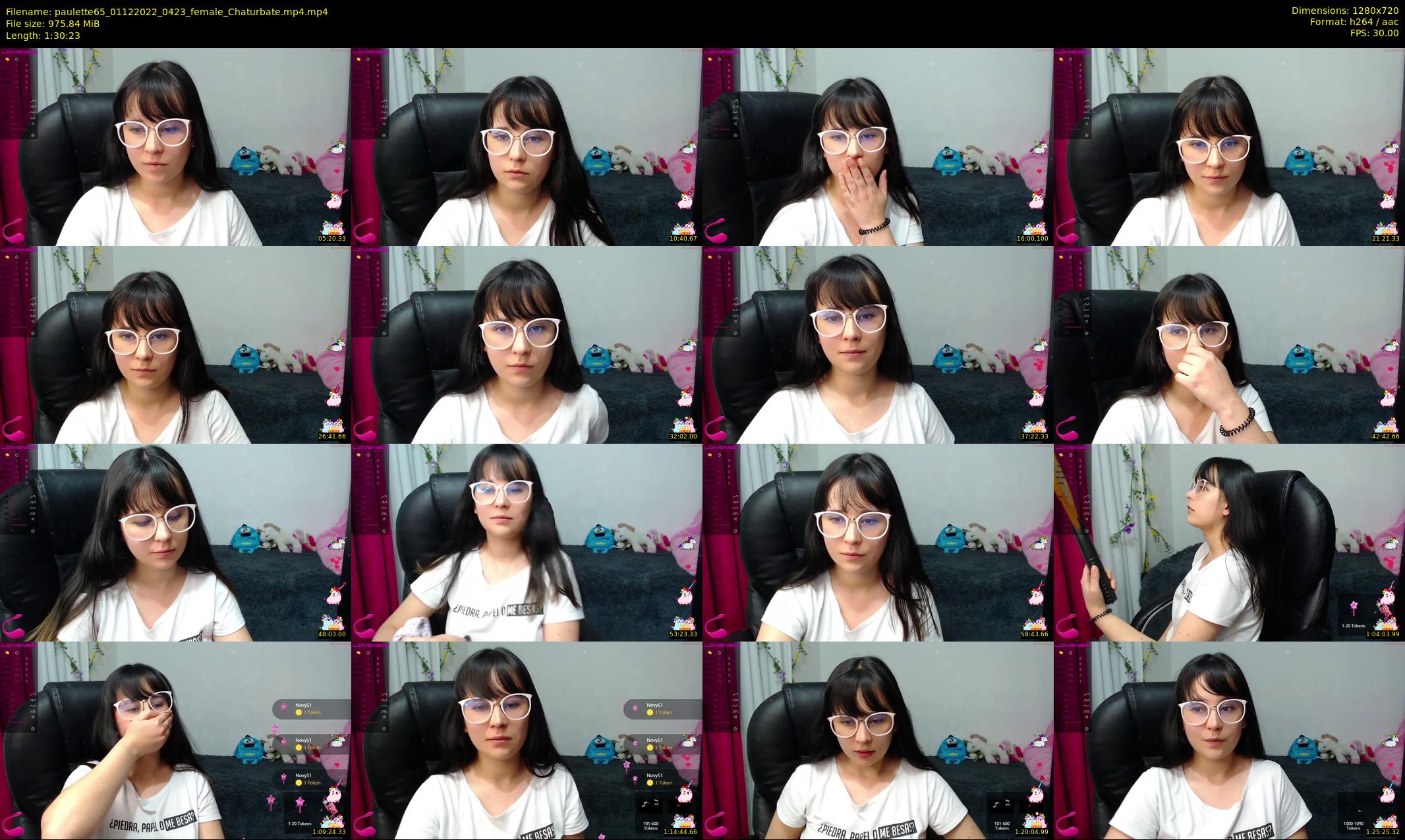 paulette65 — 91 minute Chaturbate female cam show recording, 720p, Dec 1, 2022