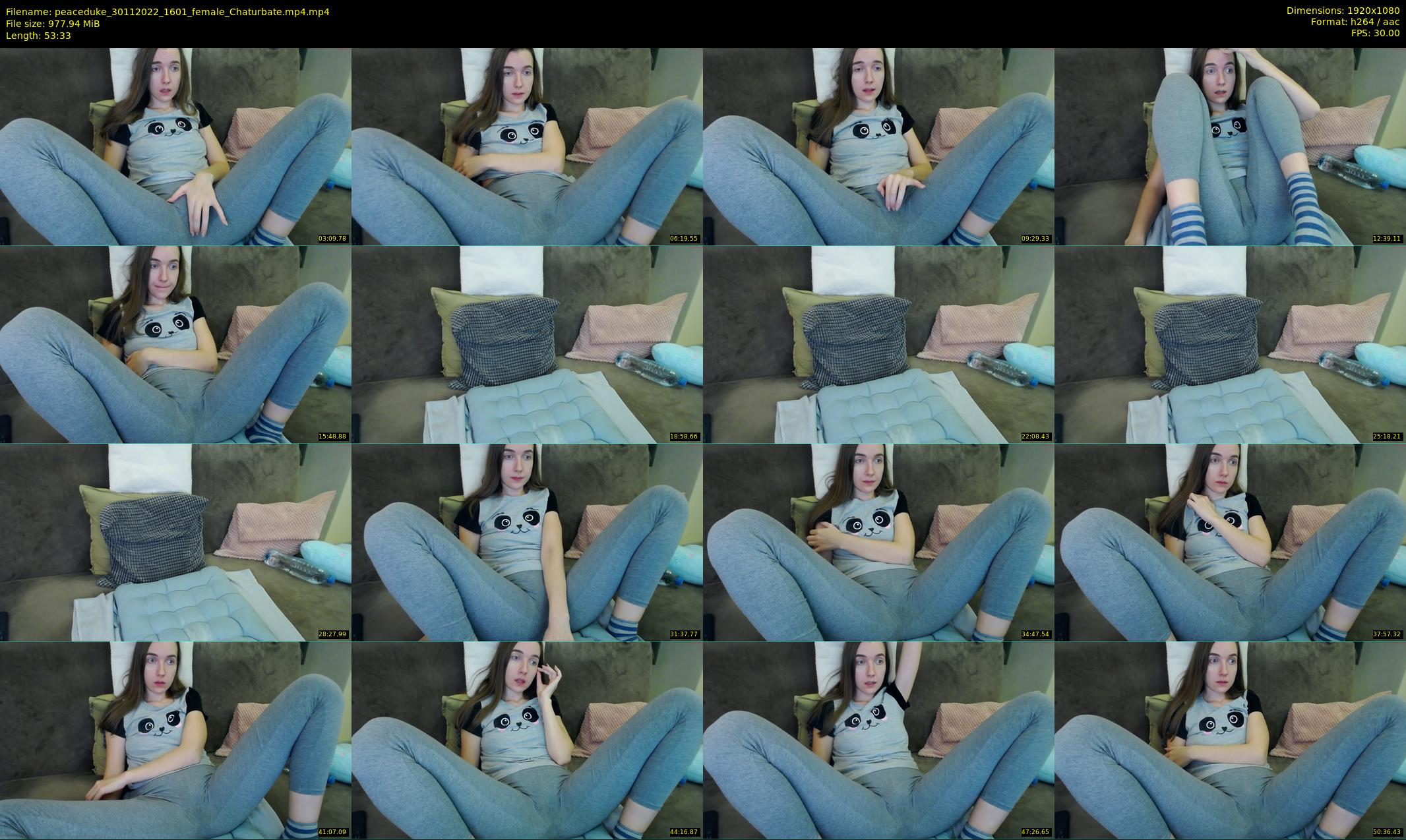 peaceduke — 54 minute Chaturbate female cam show recording, 1080p, Nov 30, 2022