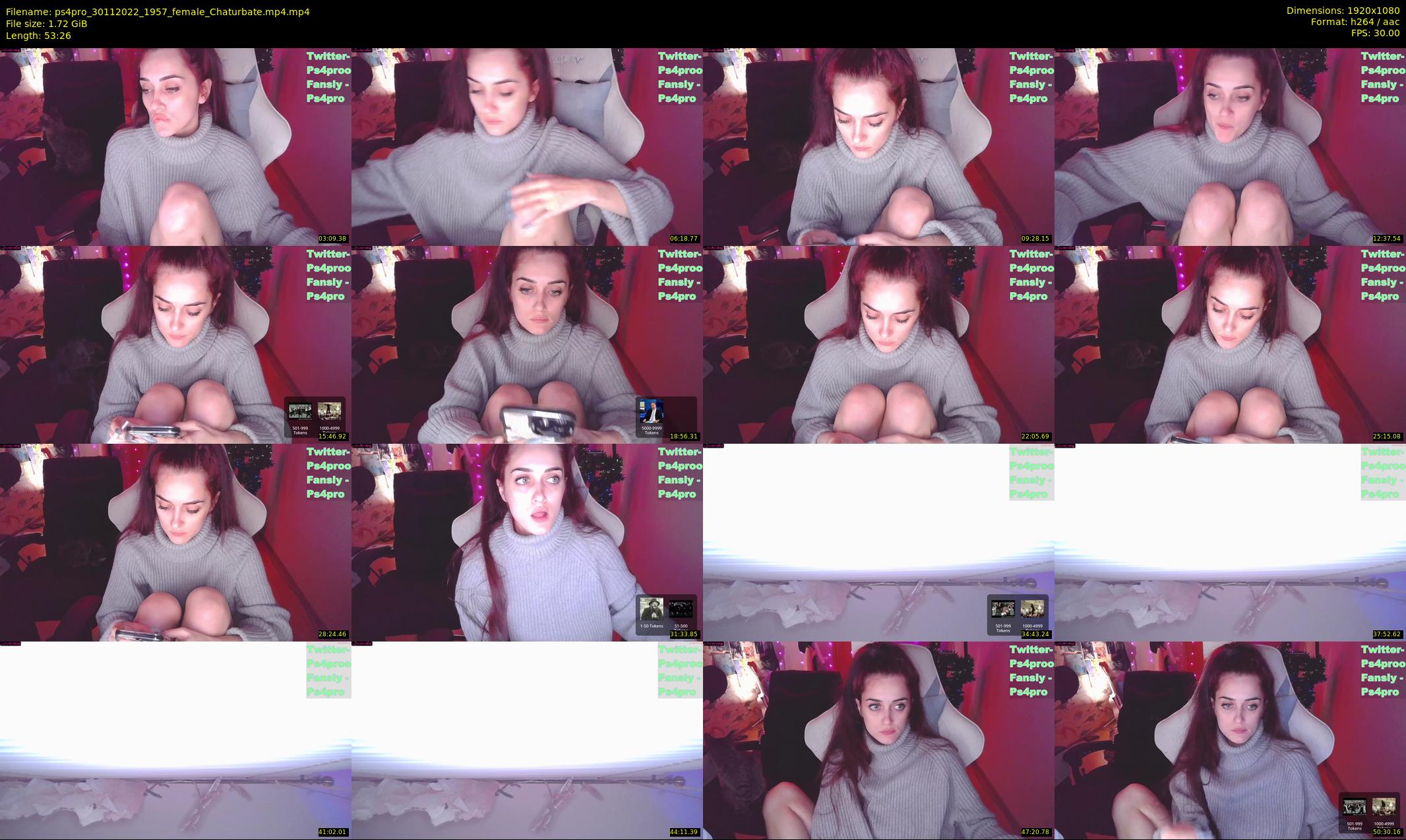 ps4pro — 54 minute Chaturbate female cam show recording, 1080p, Nov 30, 2022