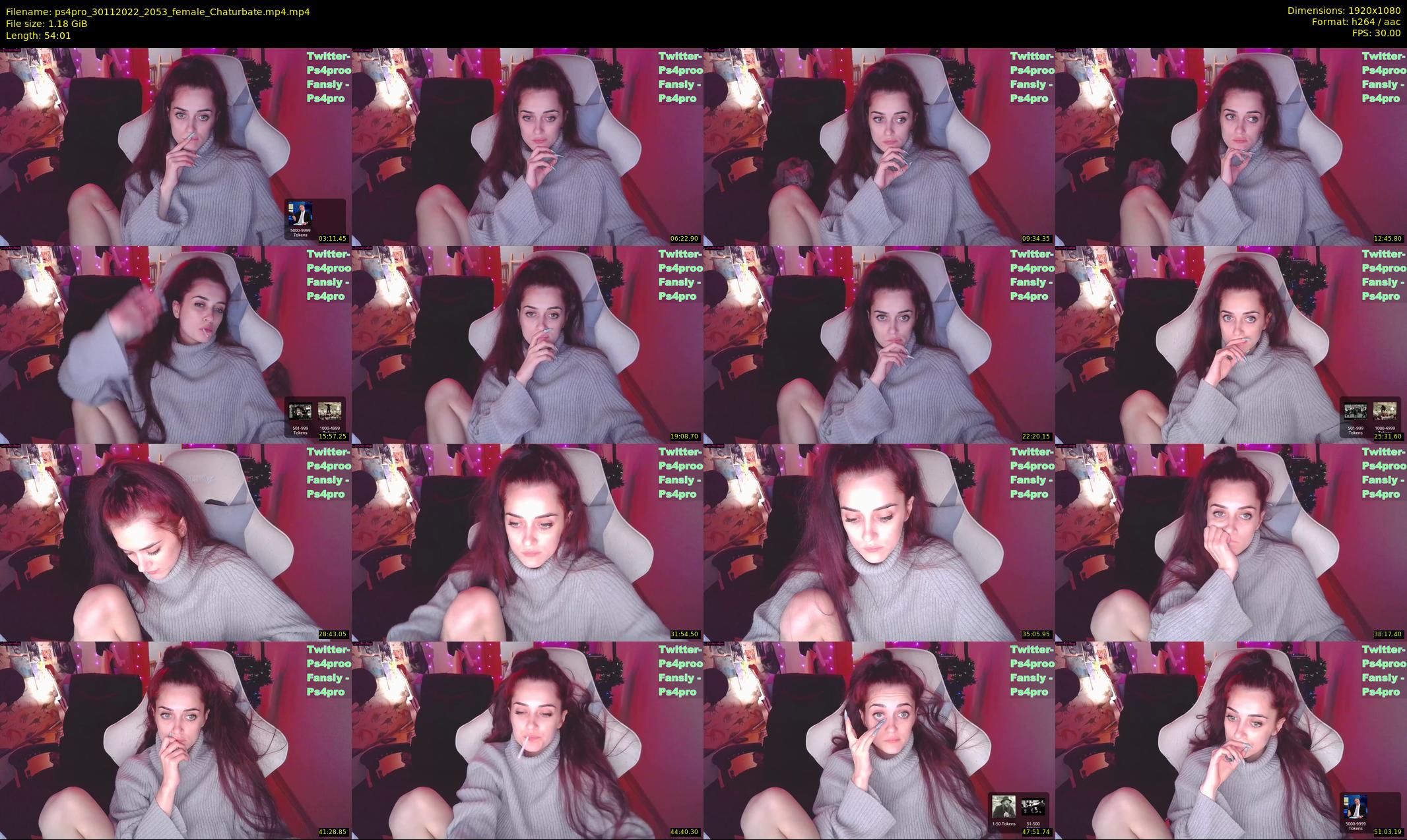 ps4pro — 55 minute Chaturbate female cam show recording, 1080p, Nov 30, 2022