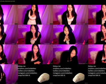 reibelletv — 49 minute Chaturbate female cam show recording, 720p, Dec 1, 2022