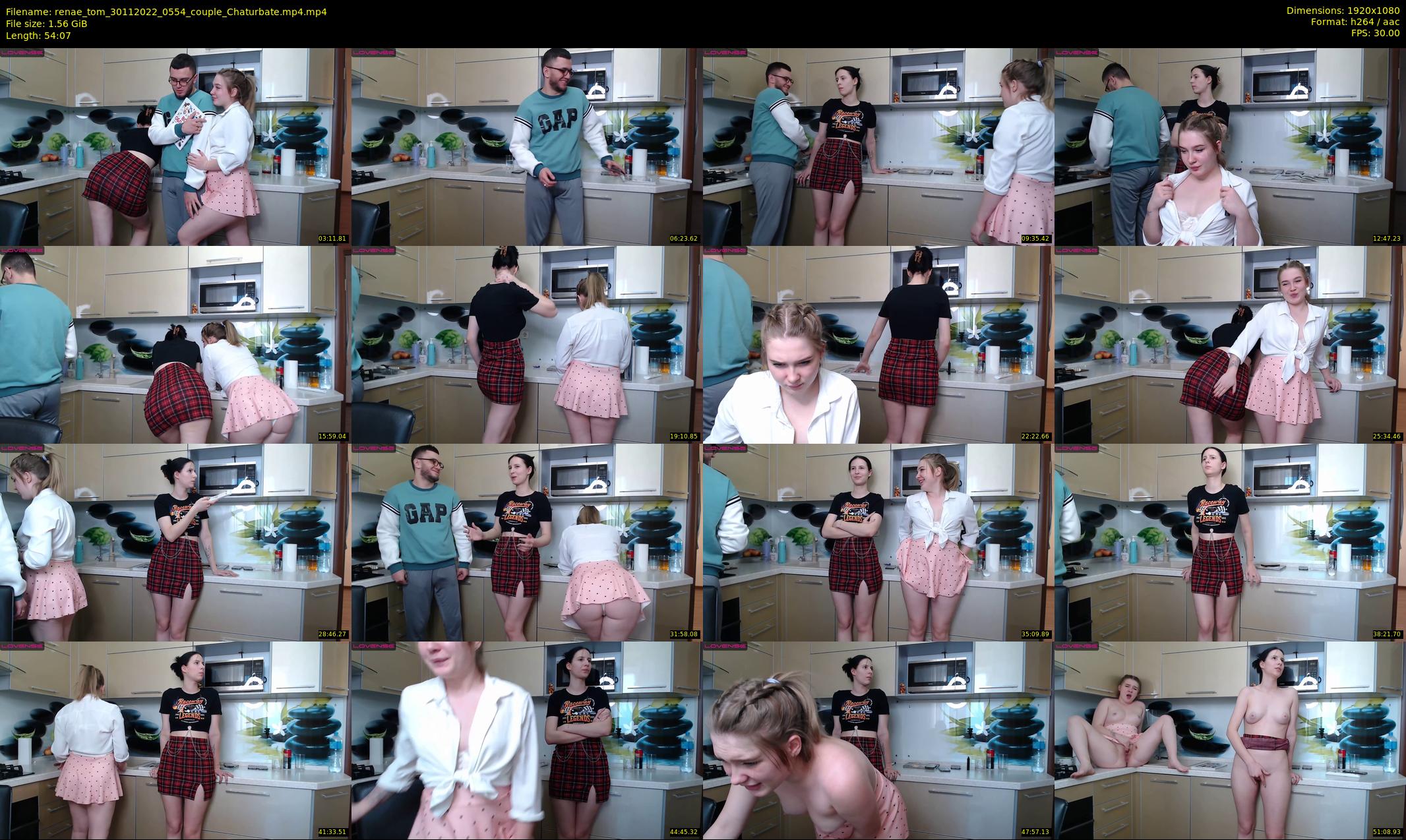 renae_tom — 55 minute Chaturbate couple cam show recording, 1080p, Nov 30, 2022