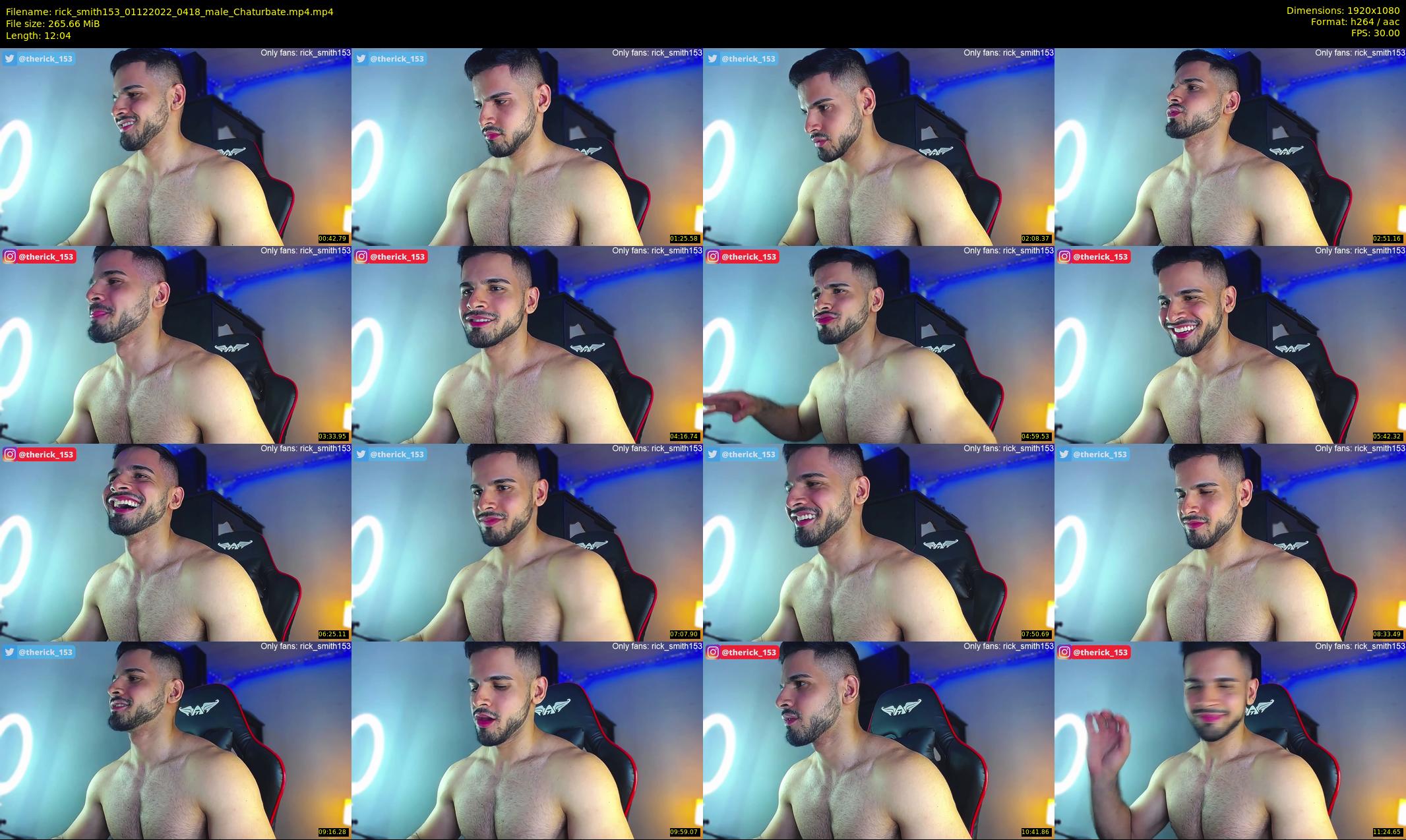 rick_smith153 — 13 minute Chaturbate male cam show recording, 1080p, Dec 1, 2022