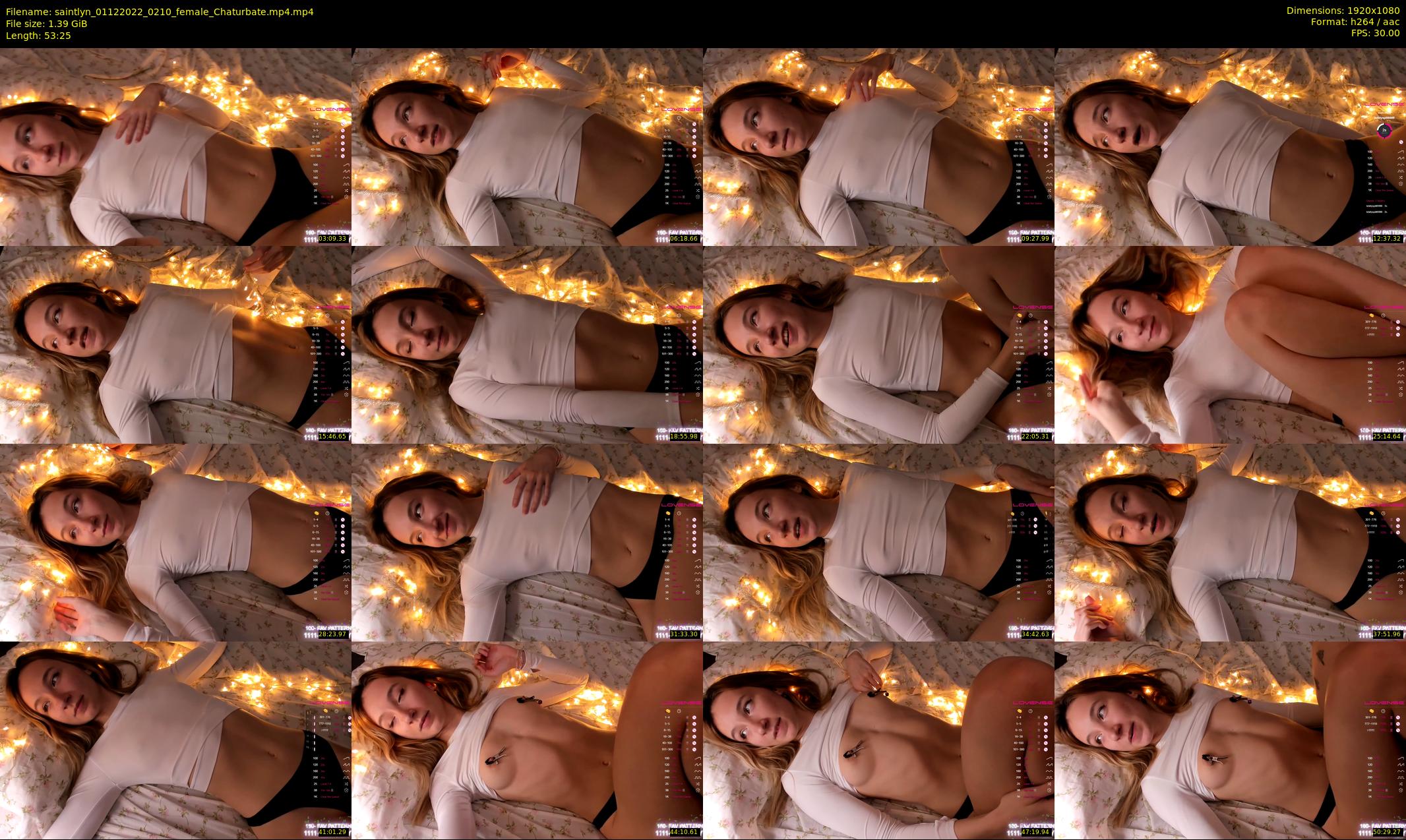 saintlyn — 54 minute Chaturbate female cam show recording, 1080p, Dec 1, 2022