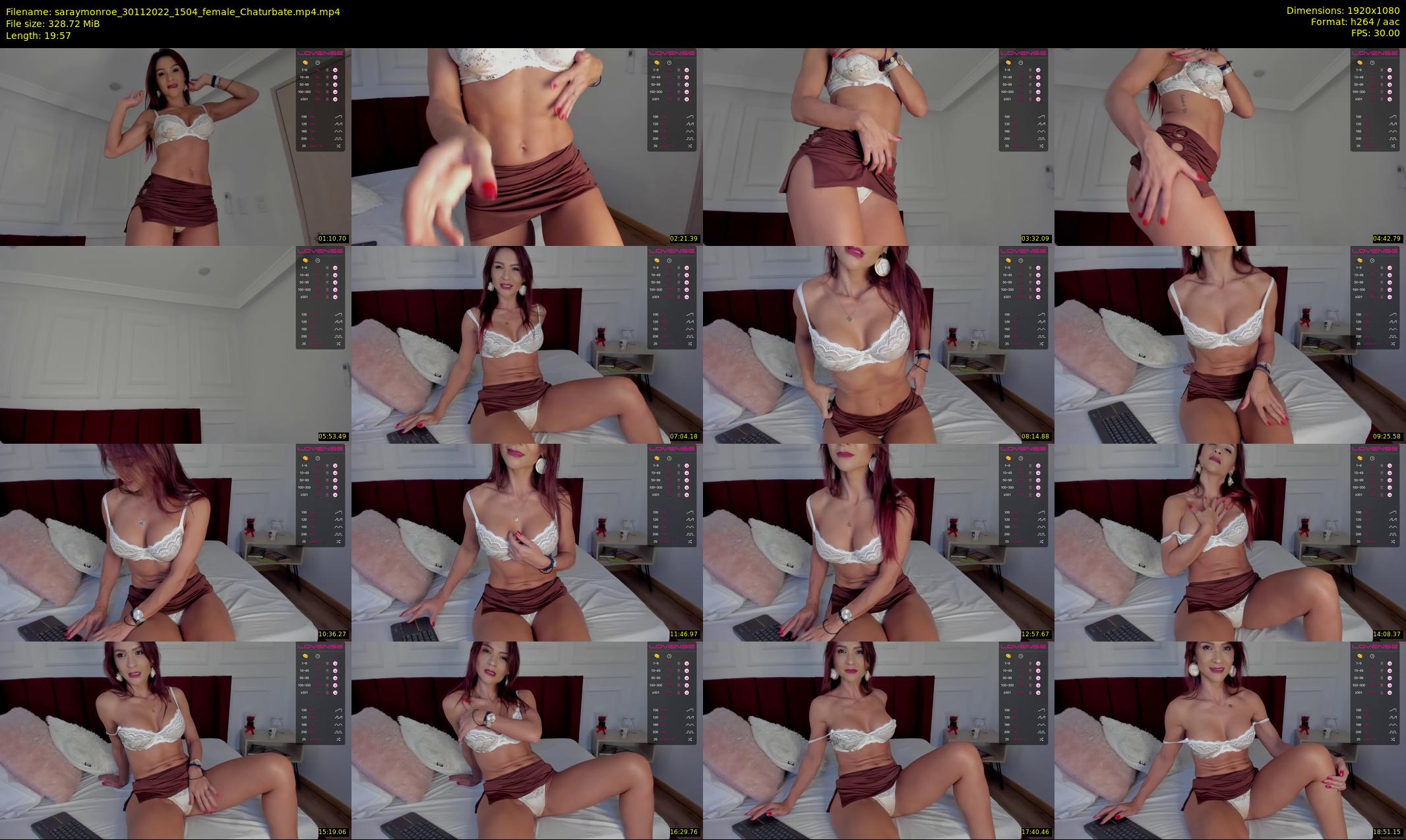 saraymonroe — 20 minute Chaturbate female cam show recording, 1080p, Nov 30, 2022