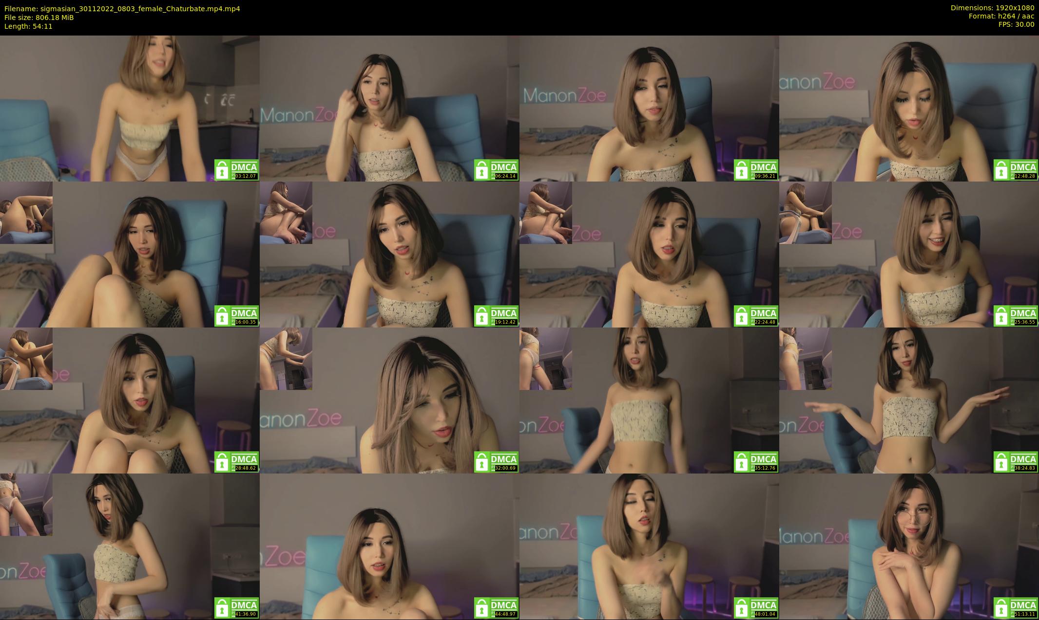 sigmasian — 55 minute Chaturbate female cam show recording, 1080p, Nov 30, 2022