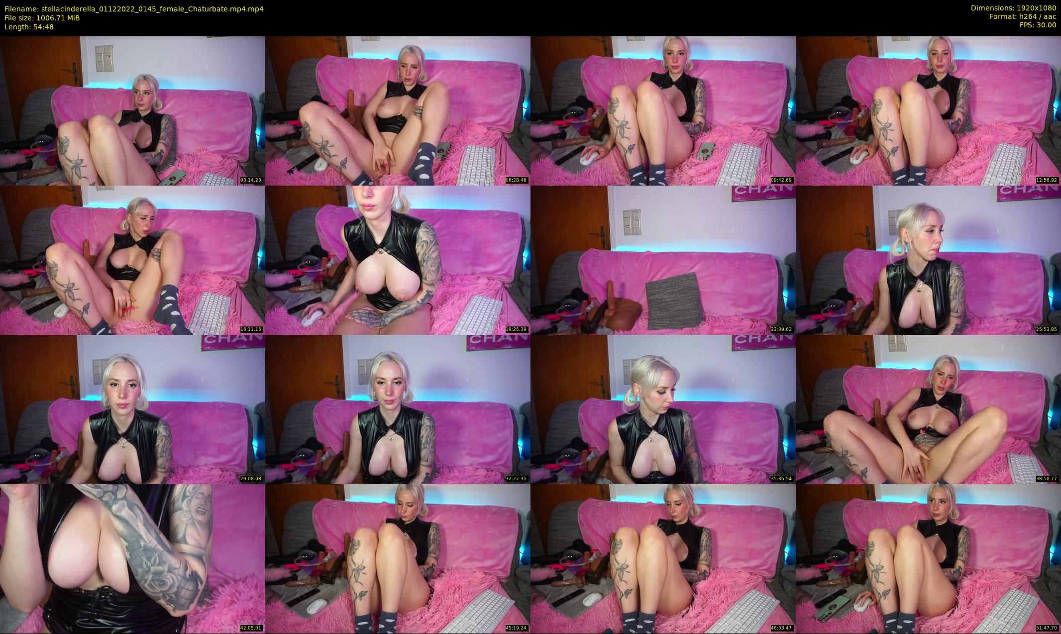 stellacinderella — 55 minute Chaturbate female cam show recording, 1080p, Dec 1, 2022