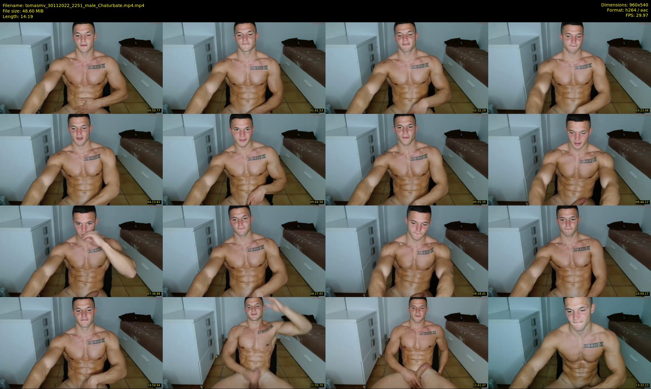 tomasmv — 15 minute Chaturbate male cam show recording, 480p, Nov 30, 2022