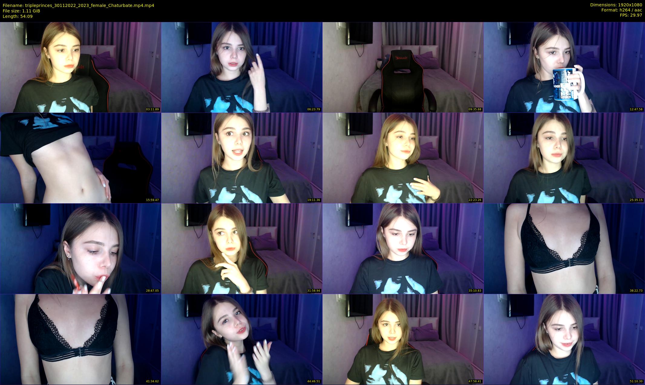tripleprinces — 55 minute Chaturbate female cam show recording, 1080p, Nov 30, 2022