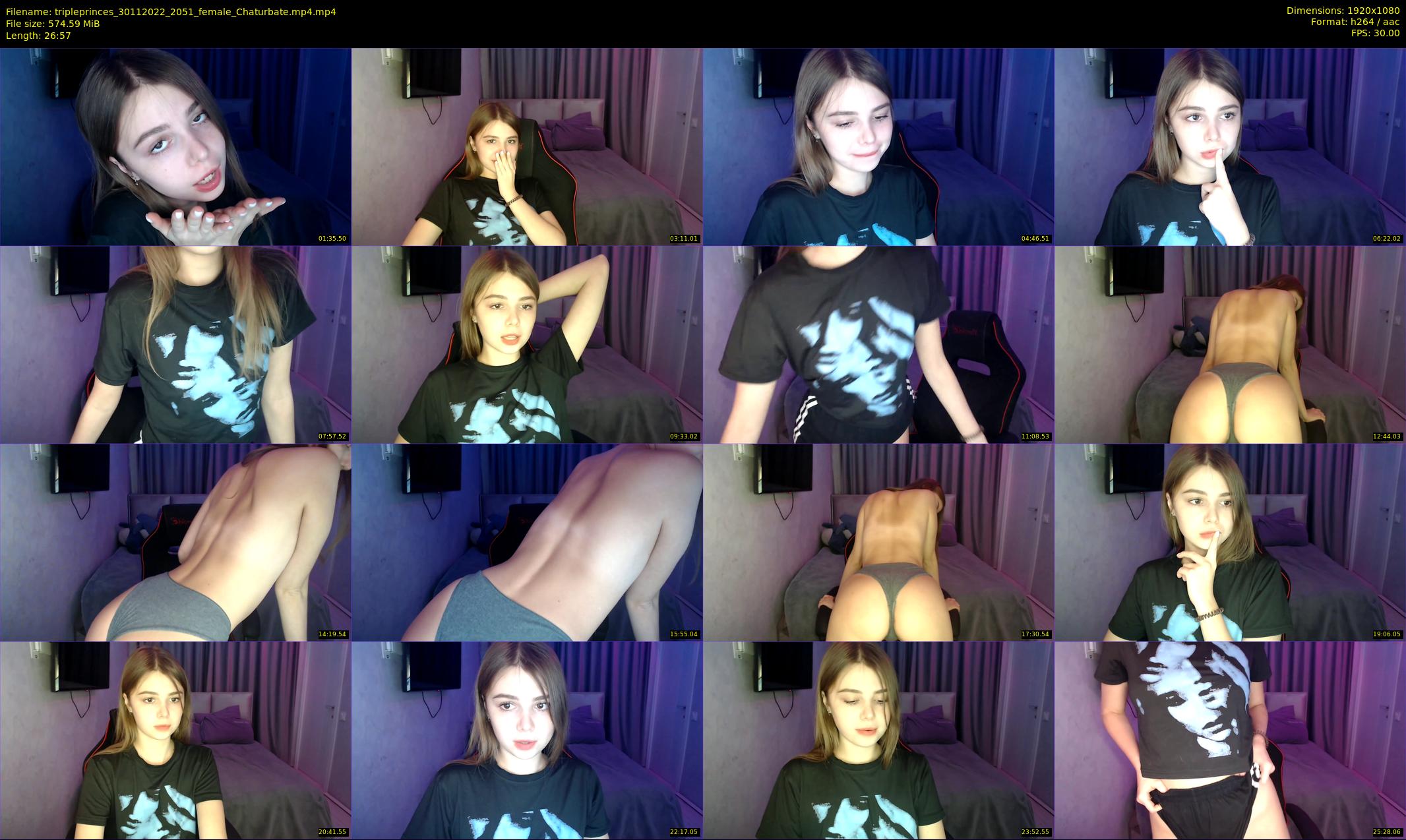 tripleprinces — 27 minute Chaturbate female cam show recording, 1080p, Nov 30, 2022