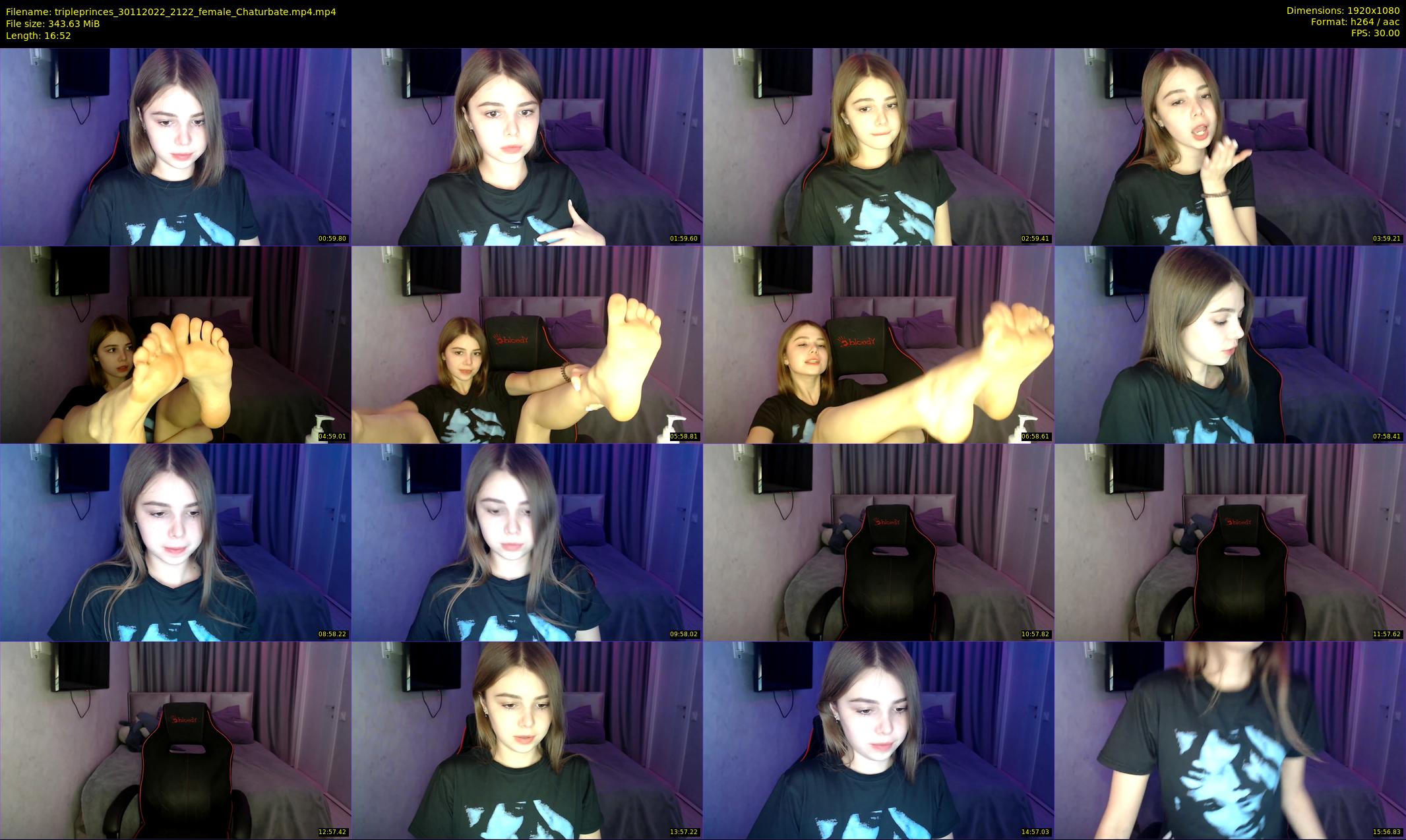 tripleprinces — 17 minute Chaturbate female cam show recording, 1080p, Nov 30, 2022
