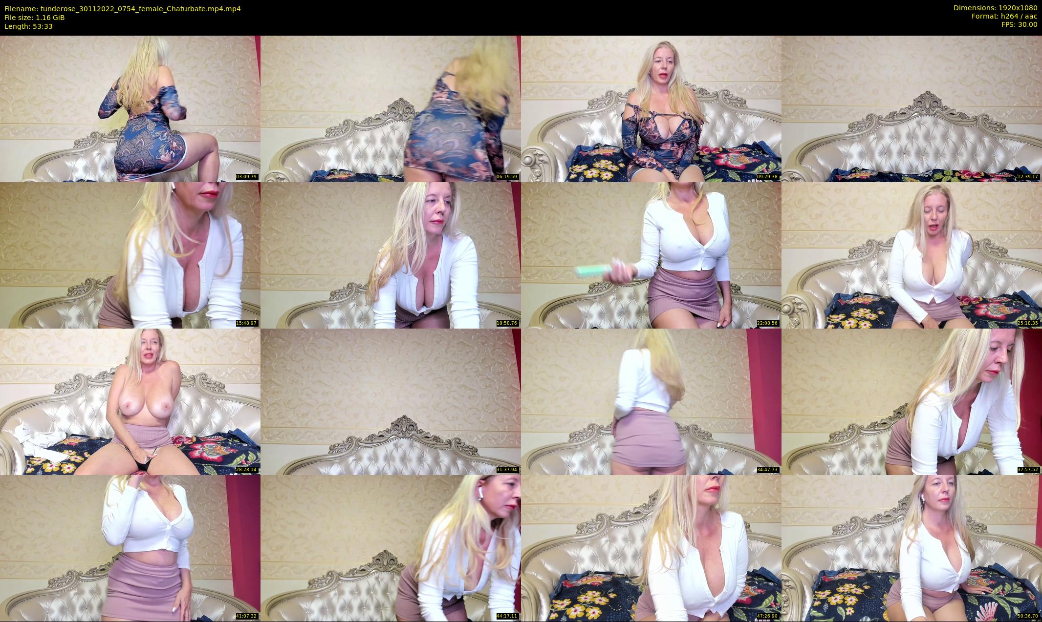 tunderose — 54 minute Chaturbate female cam show recording, 1080p, Nov 30, 2022