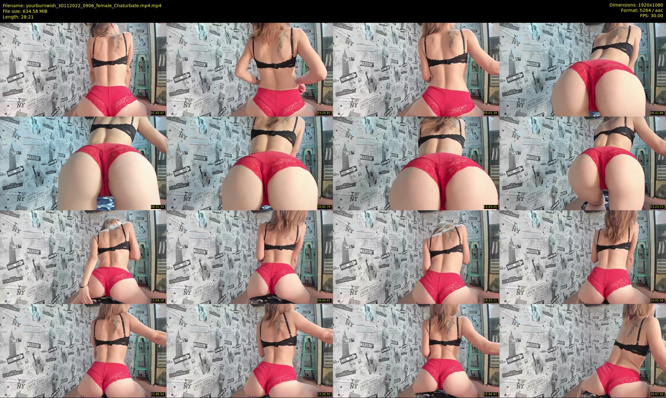 yourburnwish — 29 minute Chaturbate female cam show recording, 1080p, Nov 30, 2022
