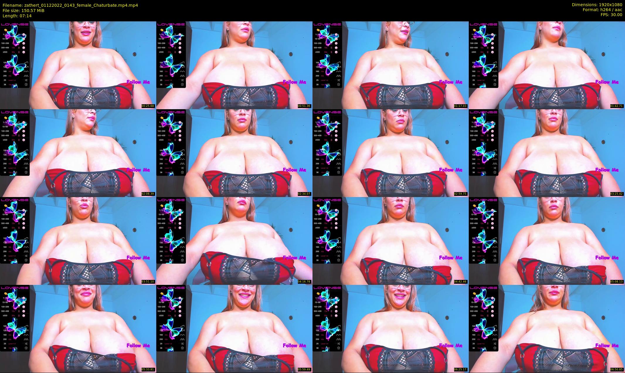 zathert — 8 minute Chaturbate female cam show recording, 1080p, Dec 1, 2022
